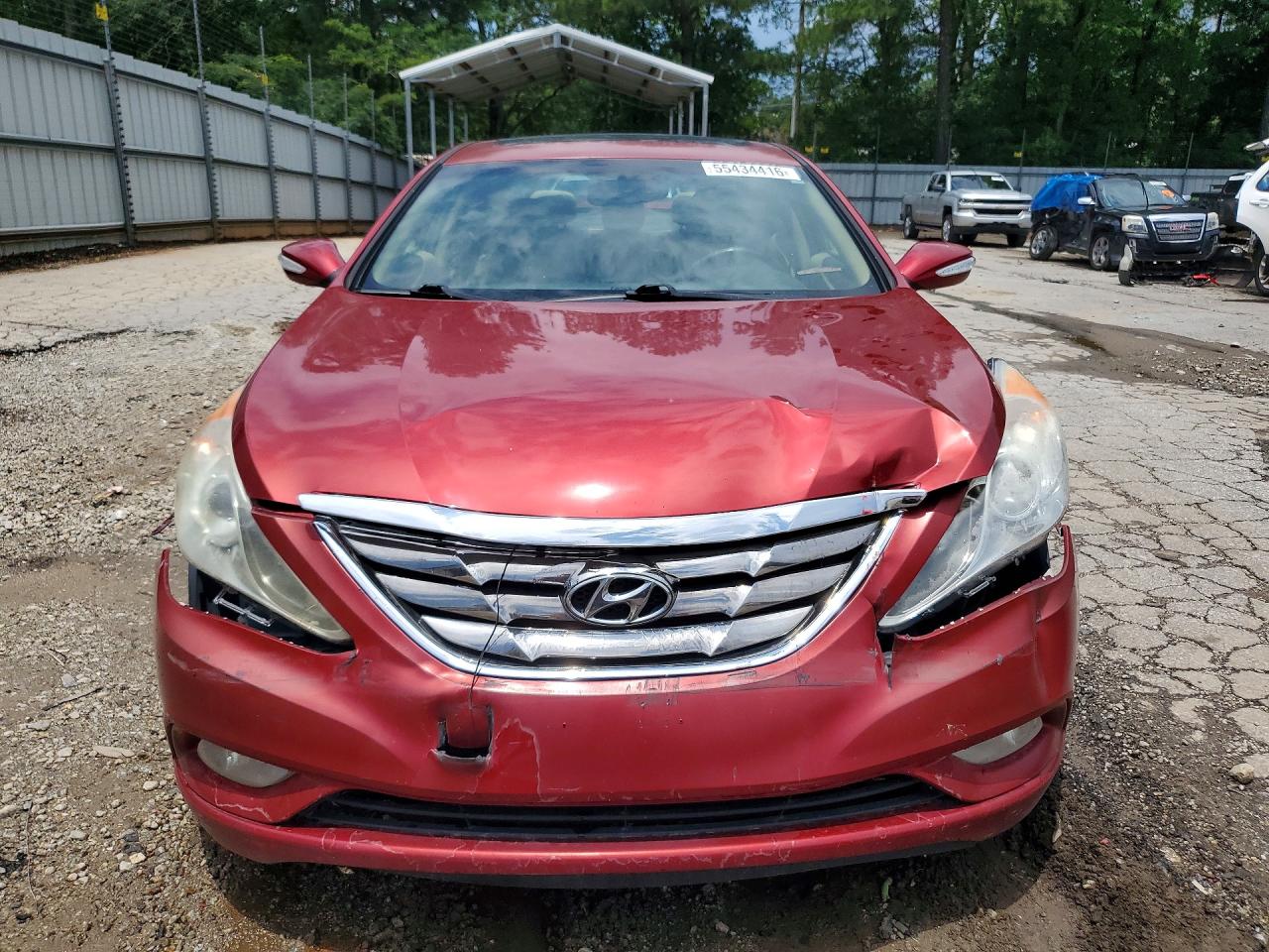 2011 Hyundai Sonata Limited Red vin: 5NPEC4AC4BH105210