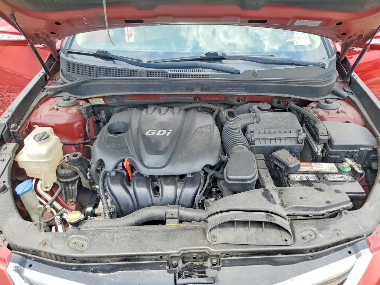 2011 Hyundai Sonata Limited Red vin: 5NPEC4AC4BH105210