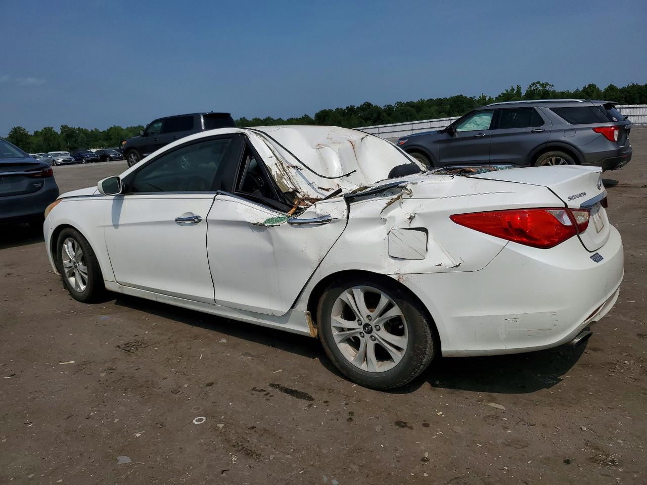 2011 Hyundai Sonata Se White vin: 5NPEC4AC4BH115011