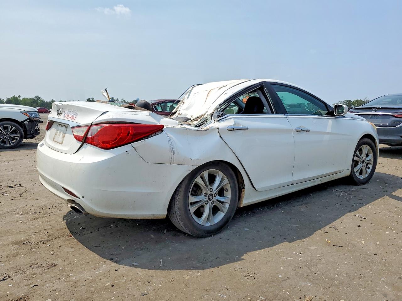 2011 Hyundai Sonata Se White vin: 5NPEC4AC4BH115011