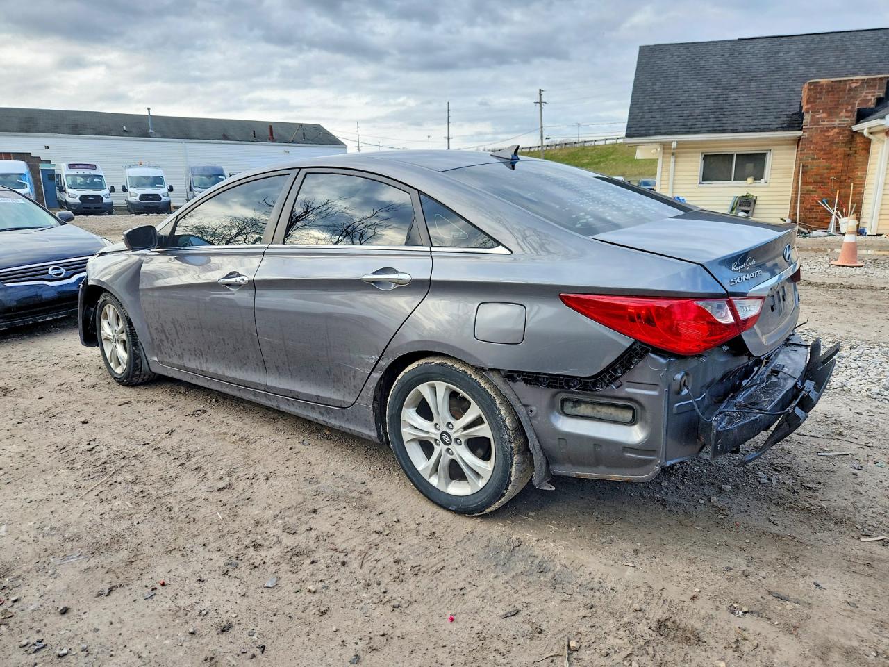 2011 Hyundai Sonata Limited Gray vin: 5NPEC4AC4BH115817