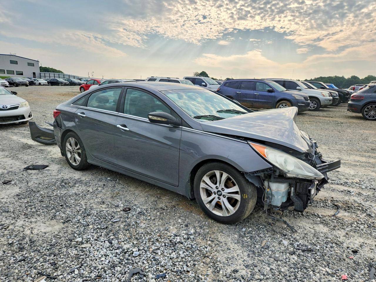 2011 Hyundai Sonata Limited Gray vin: 5NPEC4AC4BH123173