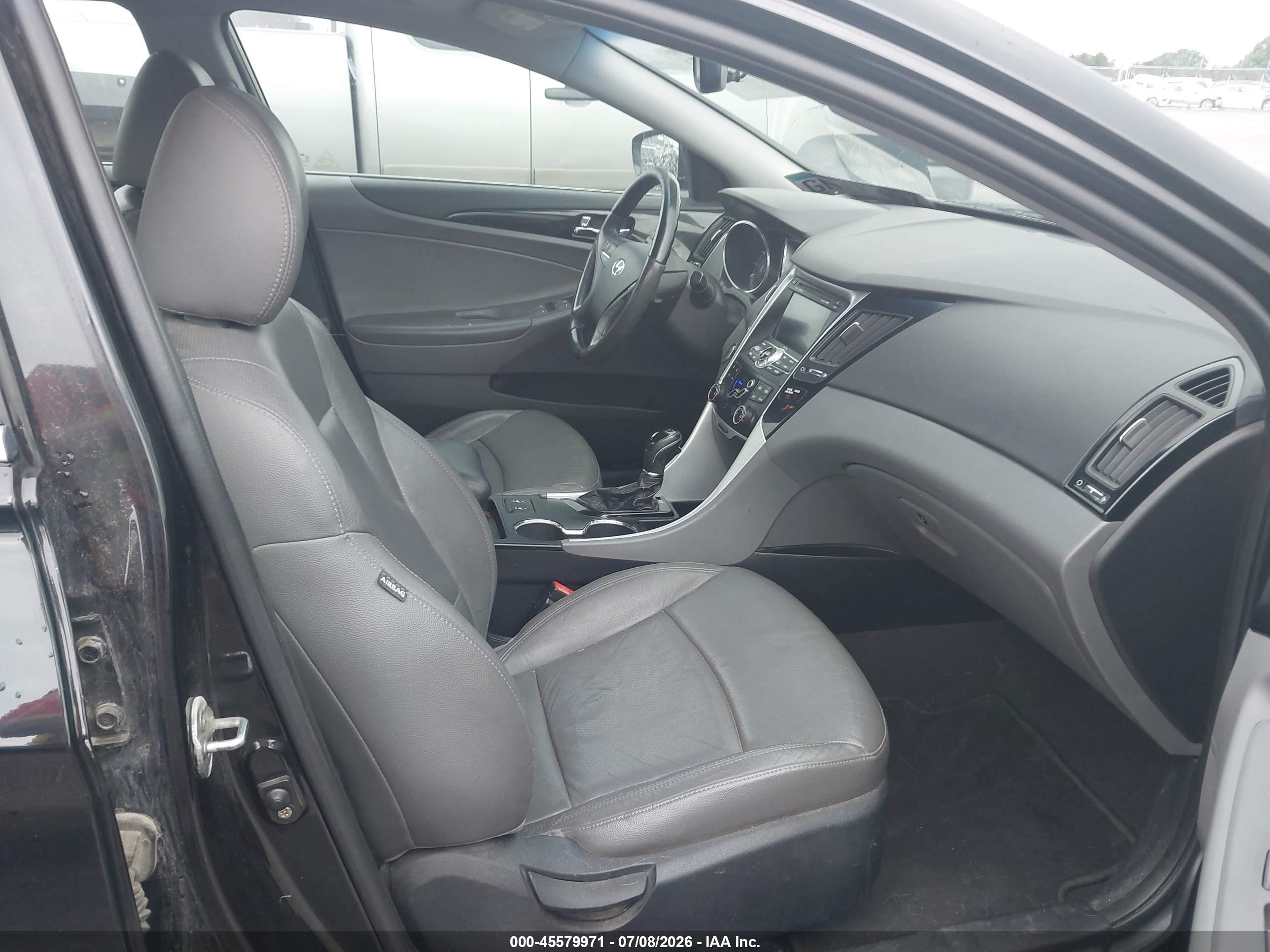 2011 Hyundai Sonata Limited Black vin: 5NPEC4AC4BH130866