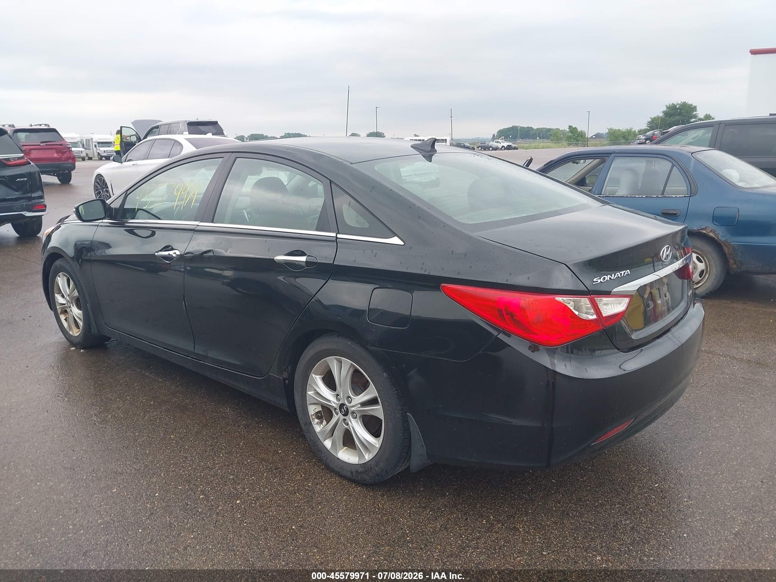 2011 Hyundai Sonata Limited Black vin: 5NPEC4AC4BH130866