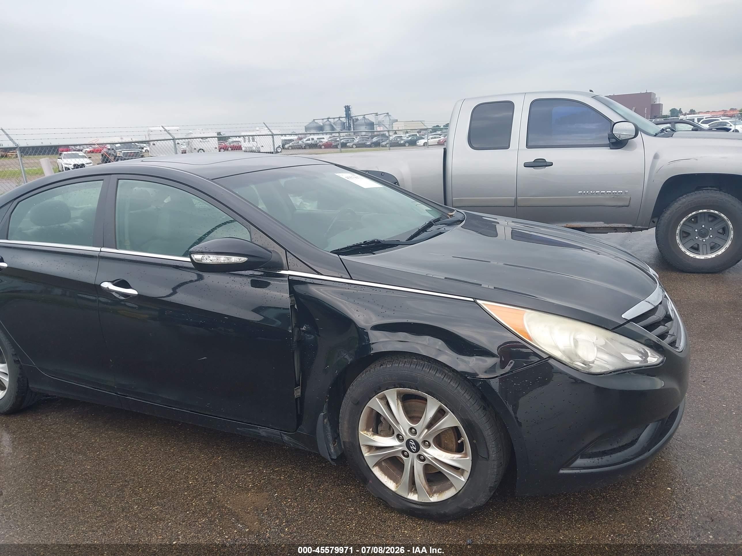 2011 Hyundai Sonata Limited Black vin: 5NPEC4AC4BH130866
