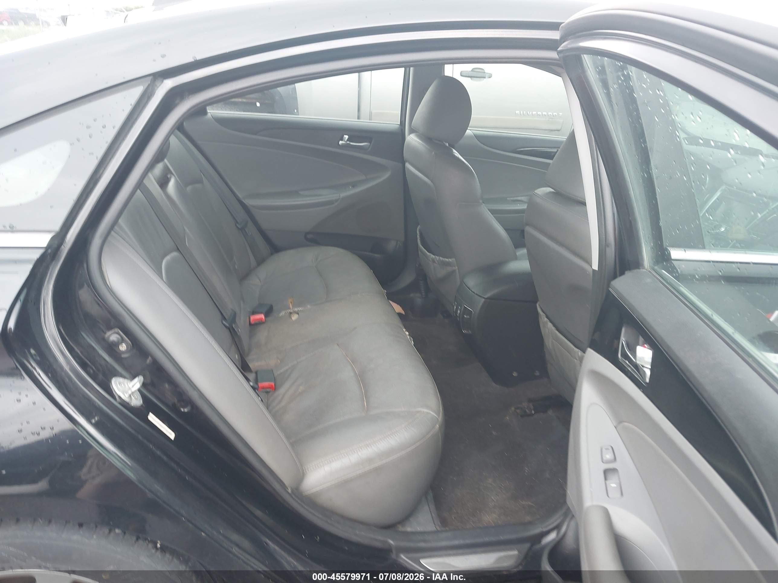 2011 Hyundai Sonata Limited Black vin: 5NPEC4AC4BH130866
