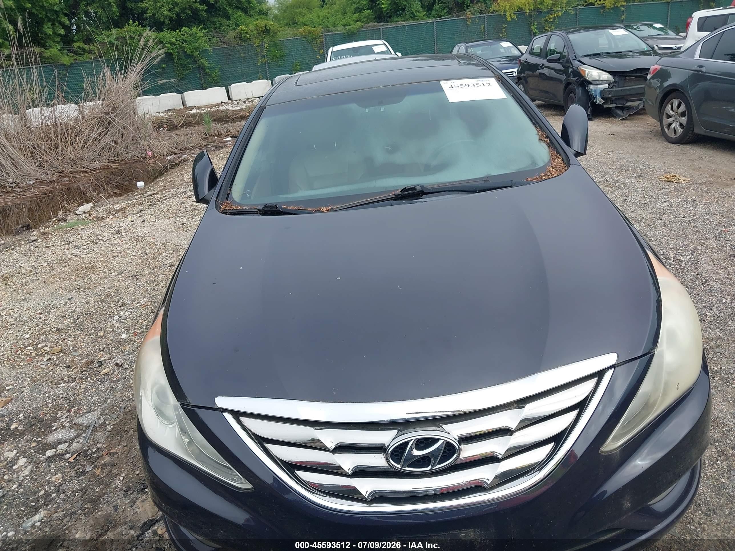 2011 Hyundai Sonata Limited Dark Blue vin: 5NPEC4AC4BH176634