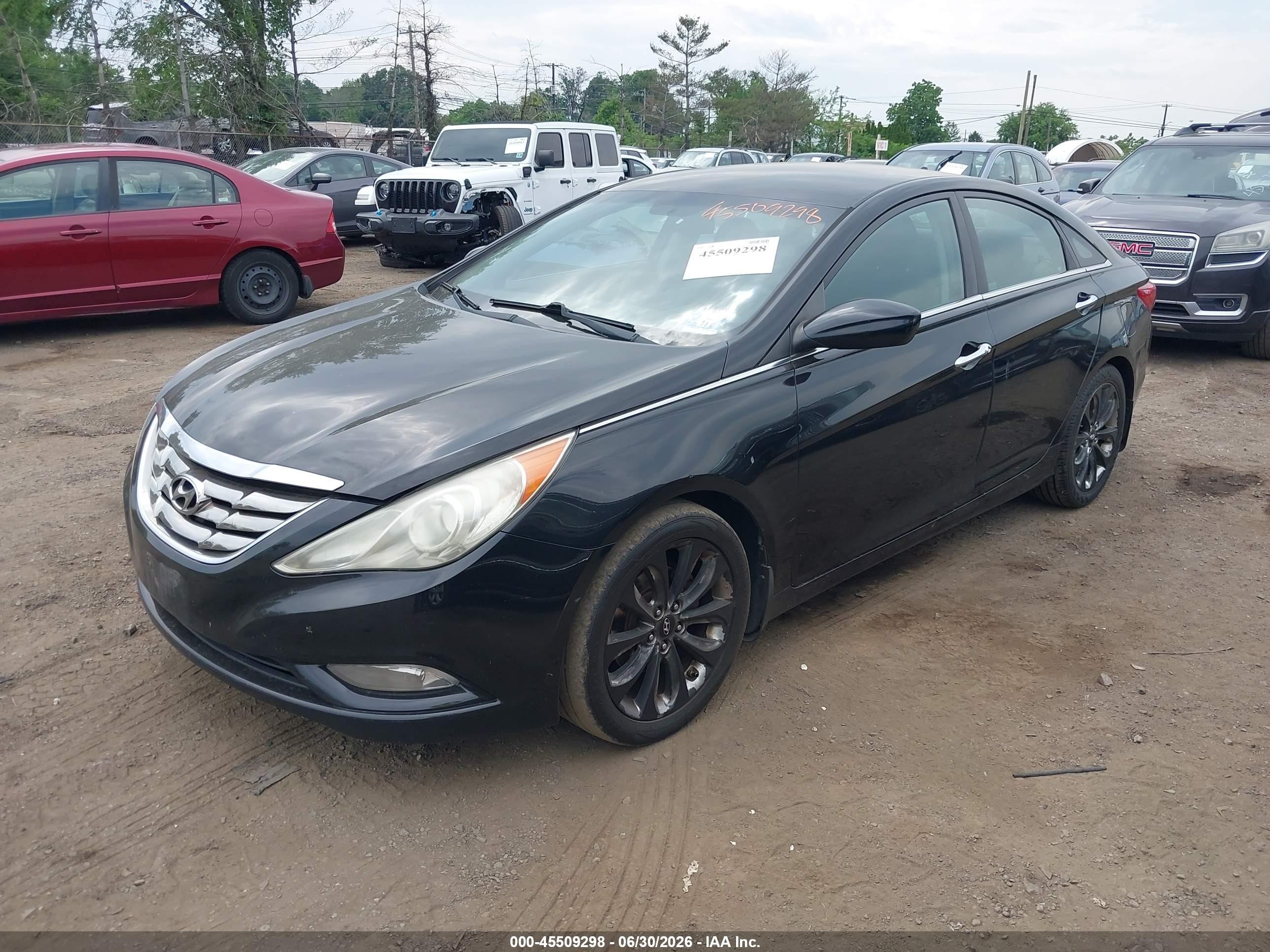 2011 Hyundai Sonata Se Black vin: 5NPEC4AC4BH178710