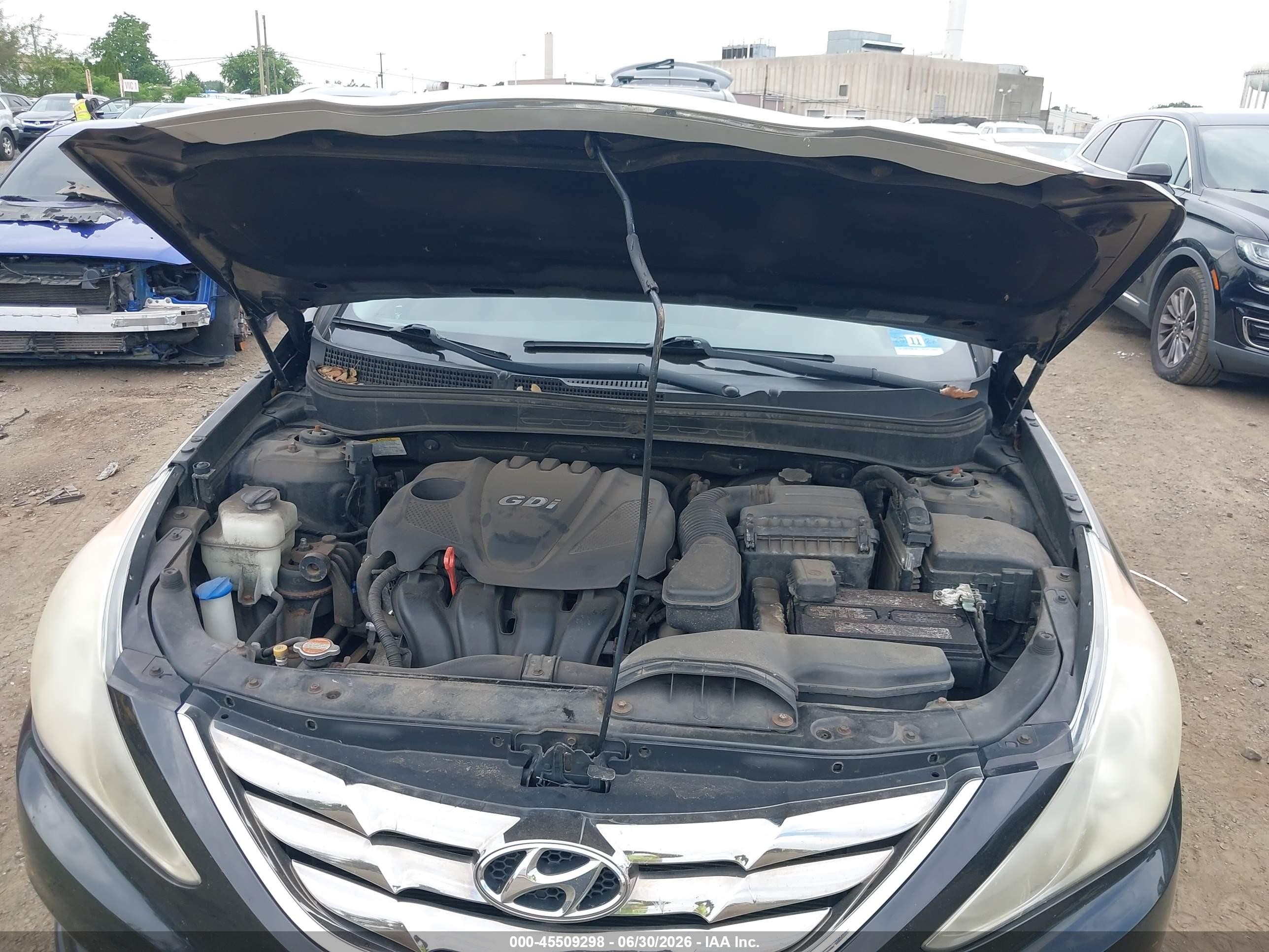 2011 Hyundai Sonata Se Black vin: 5NPEC4AC4BH178710