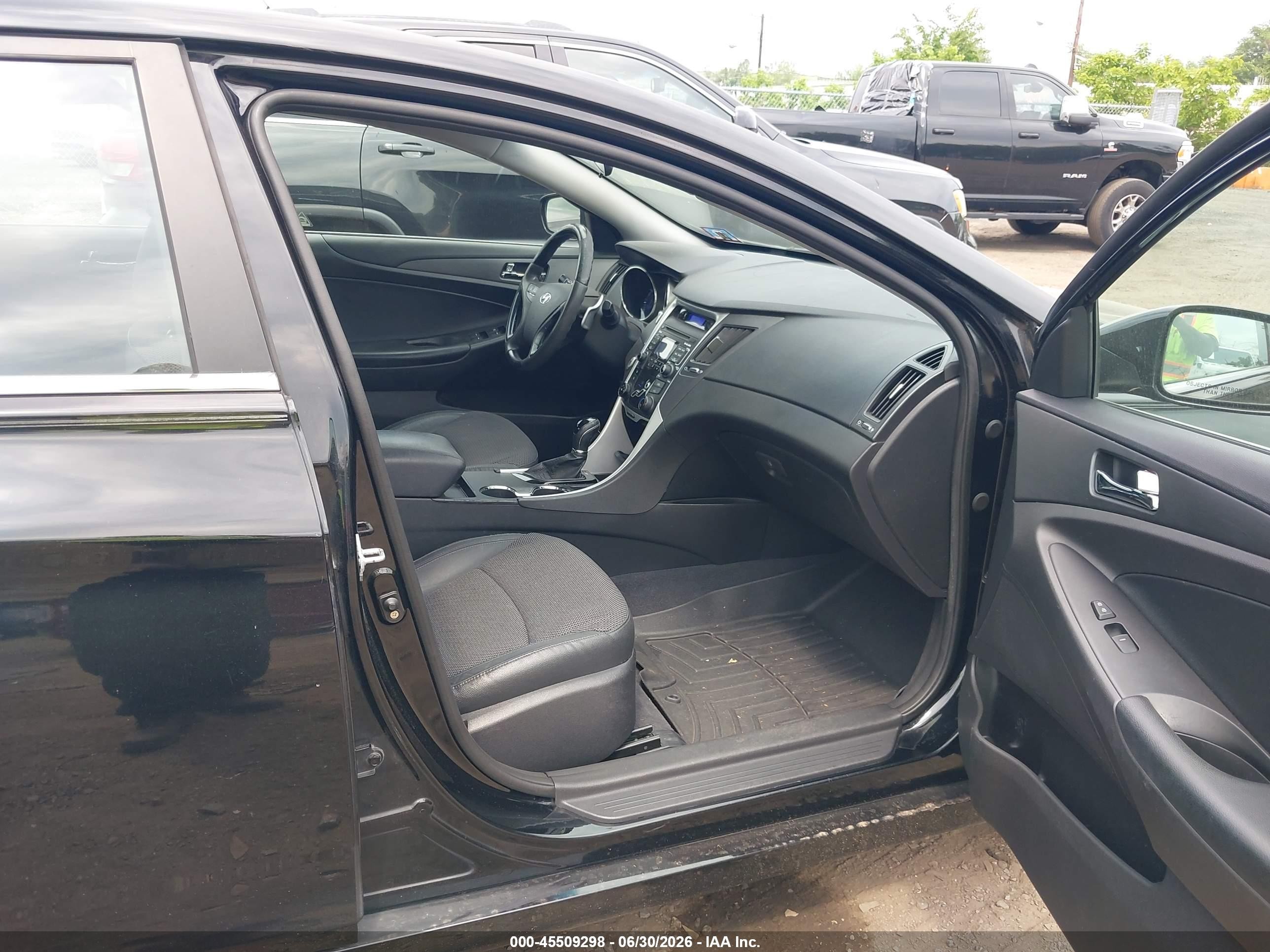 2011 Hyundai Sonata Se Black vin: 5NPEC4AC4BH178710