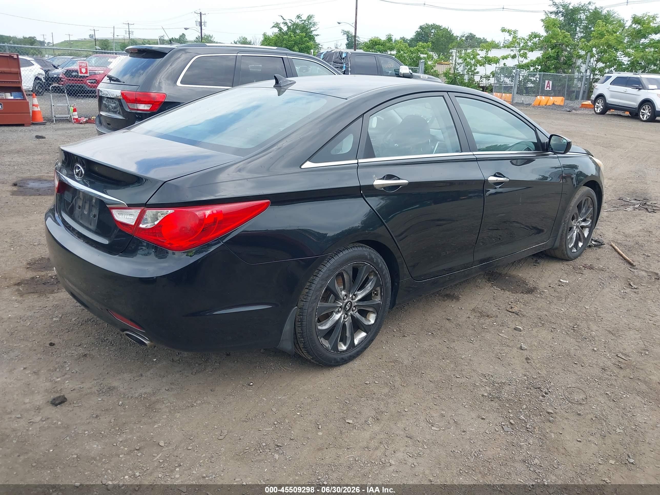 2011 Hyundai Sonata Se Black vin: 5NPEC4AC4BH178710