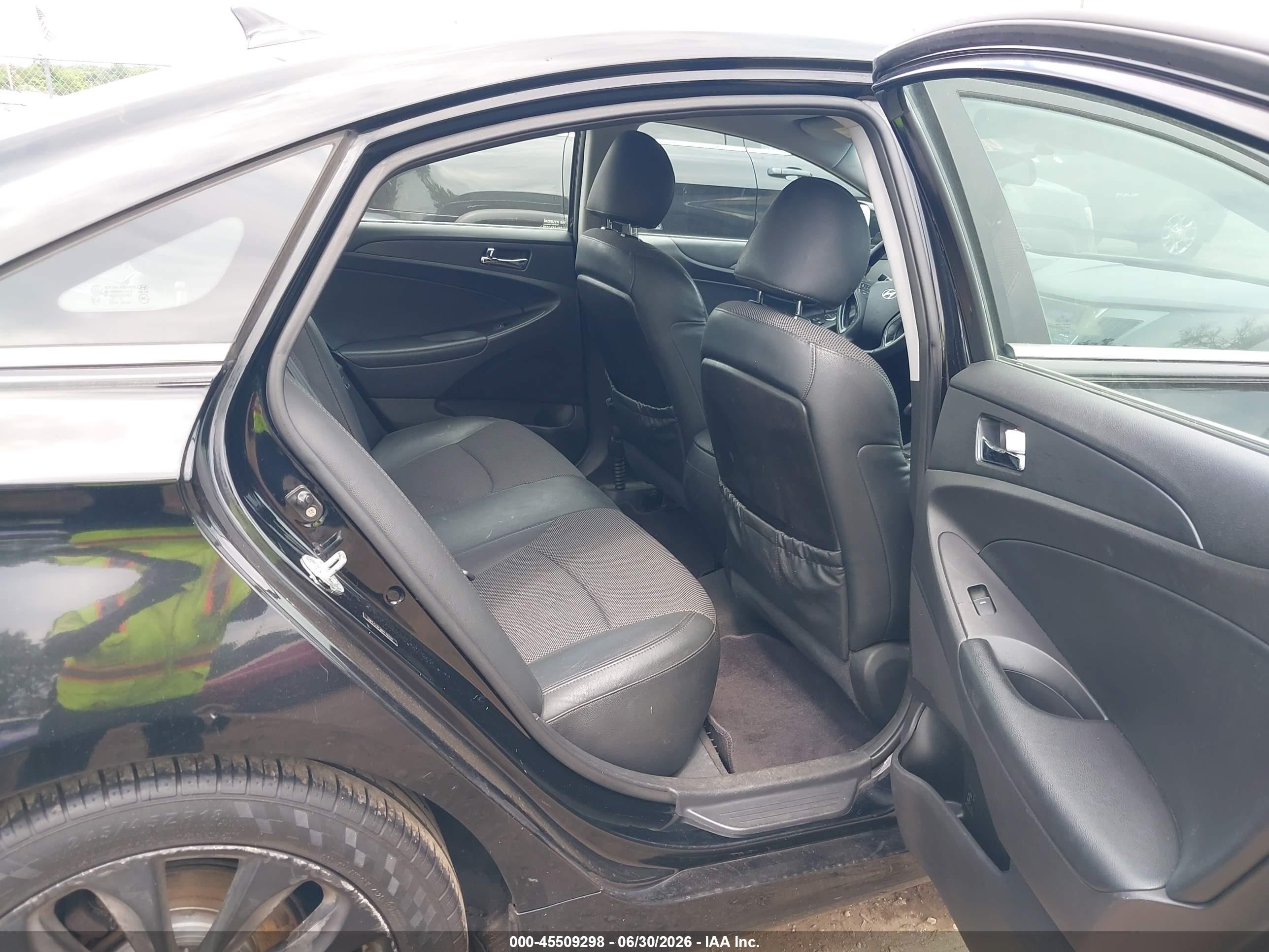 2011 Hyundai Sonata Se Black vin: 5NPEC4AC4BH178710