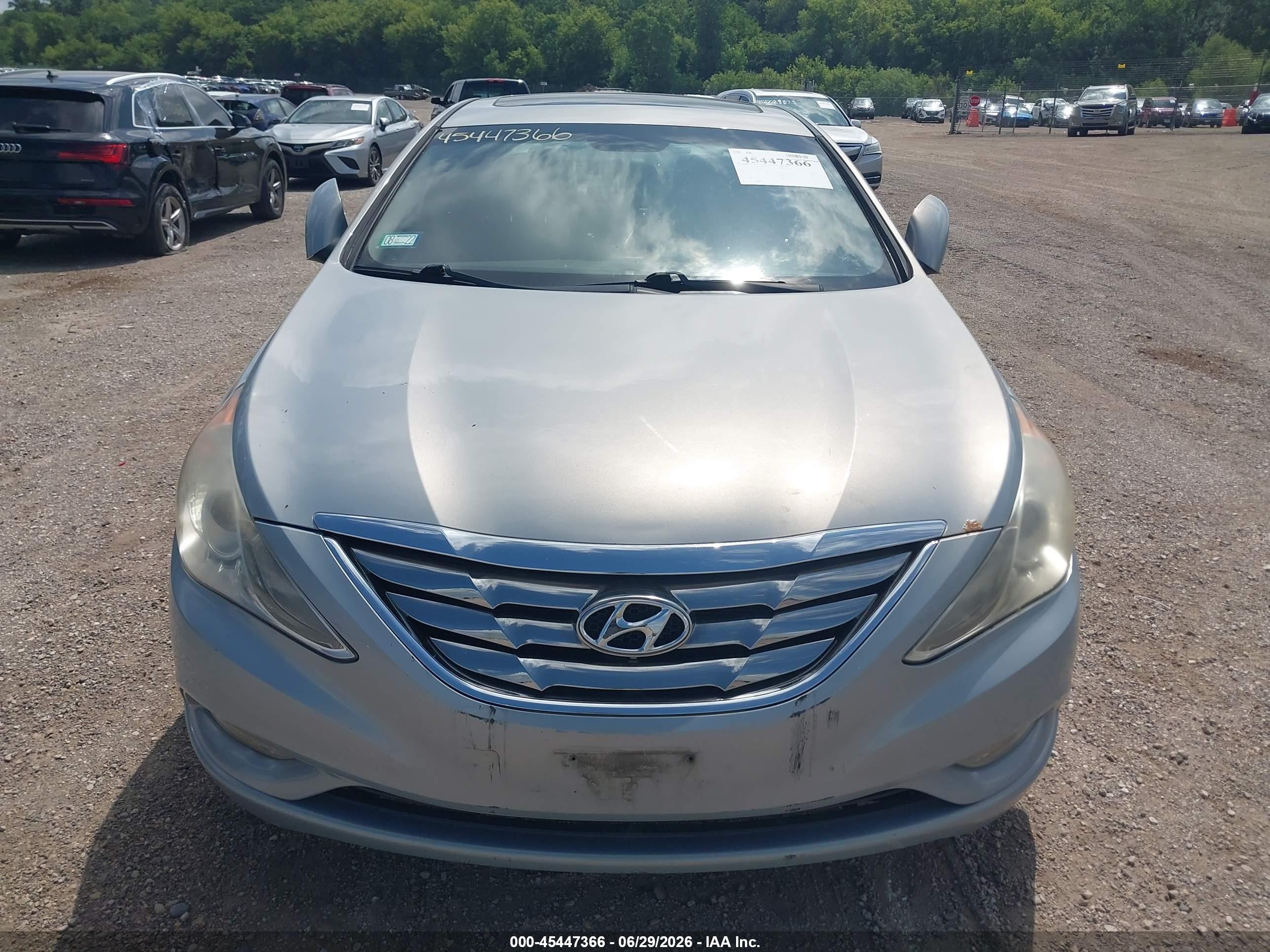 2011 Hyundai Sonata Se Light Blue vin: 5NPEC4AC4BH194552