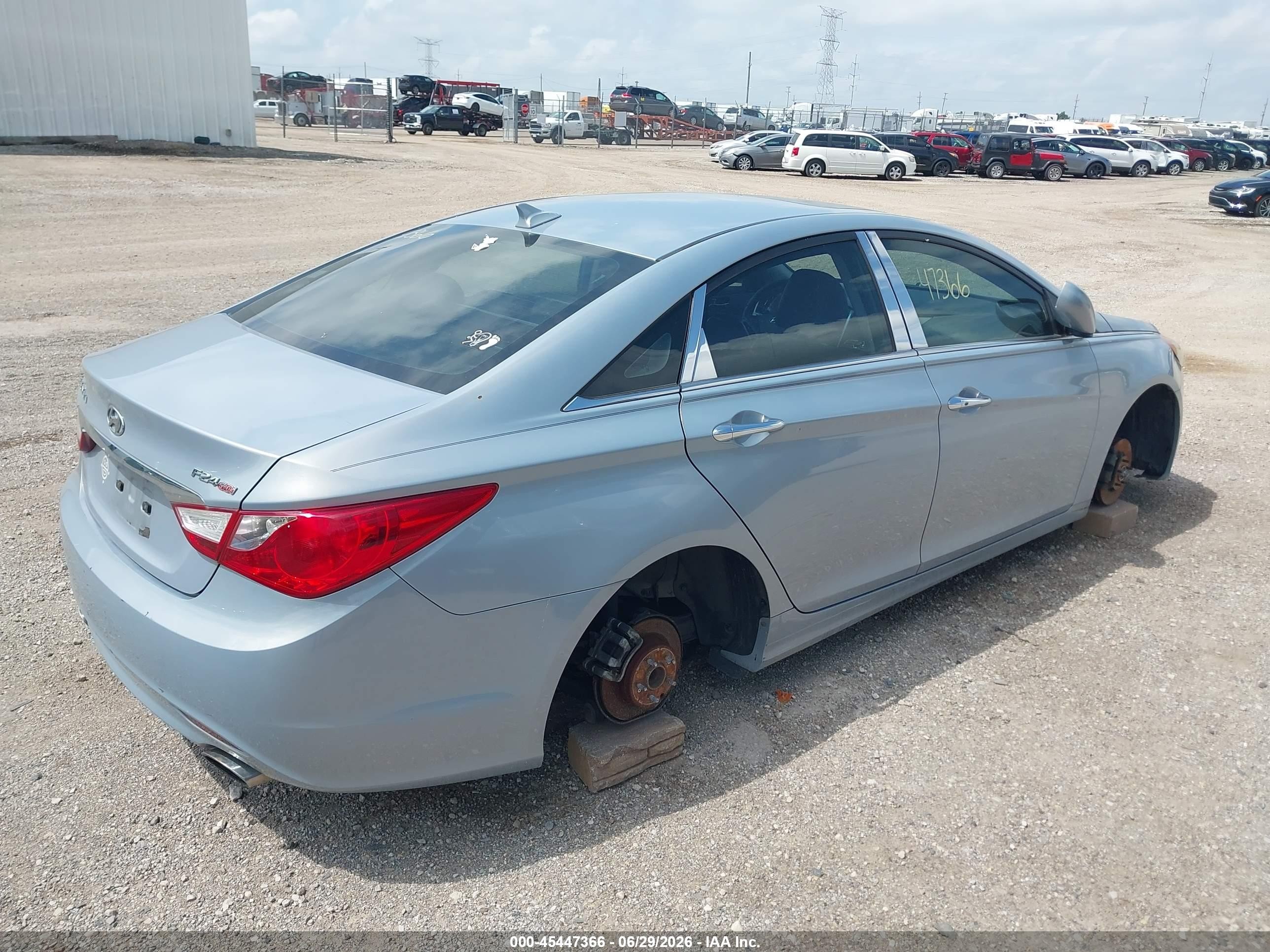 2011 Hyundai Sonata Se Light Blue vin: 5NPEC4AC4BH194552