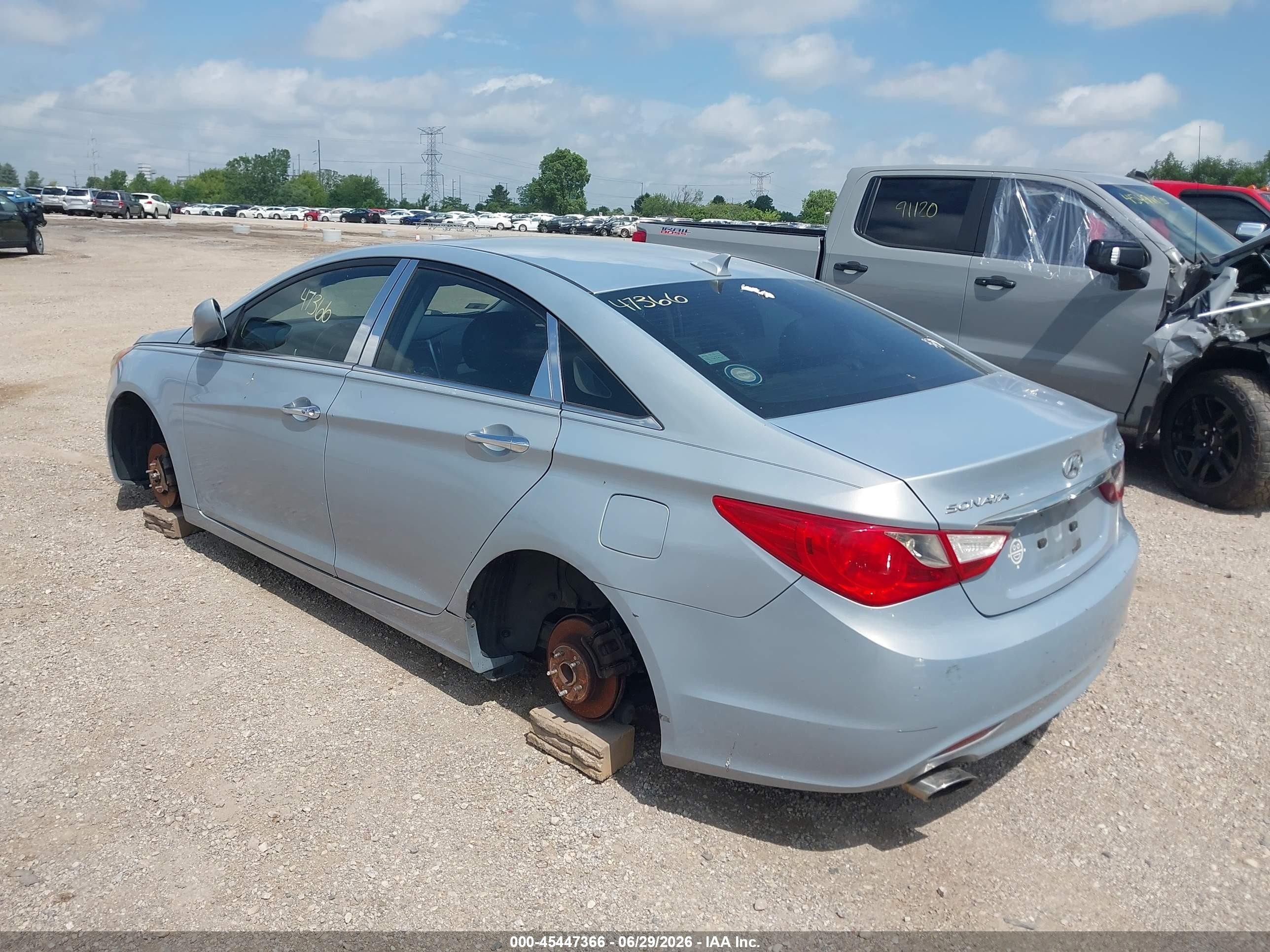 2011 Hyundai Sonata Se Light Blue vin: 5NPEC4AC4BH194552