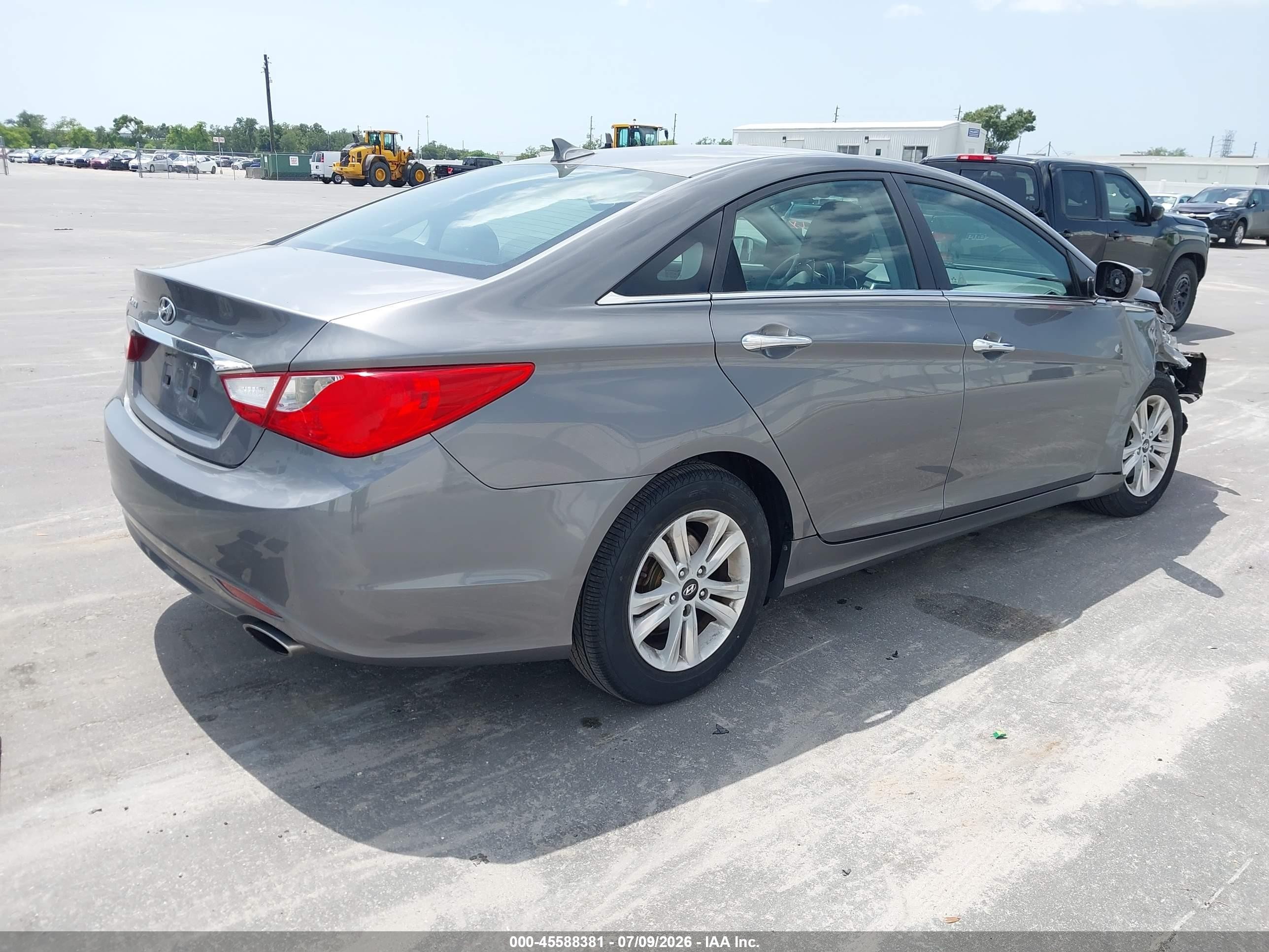 2011 Hyundai Sonata Se Gray vin: 5NPEC4AC4BH219837