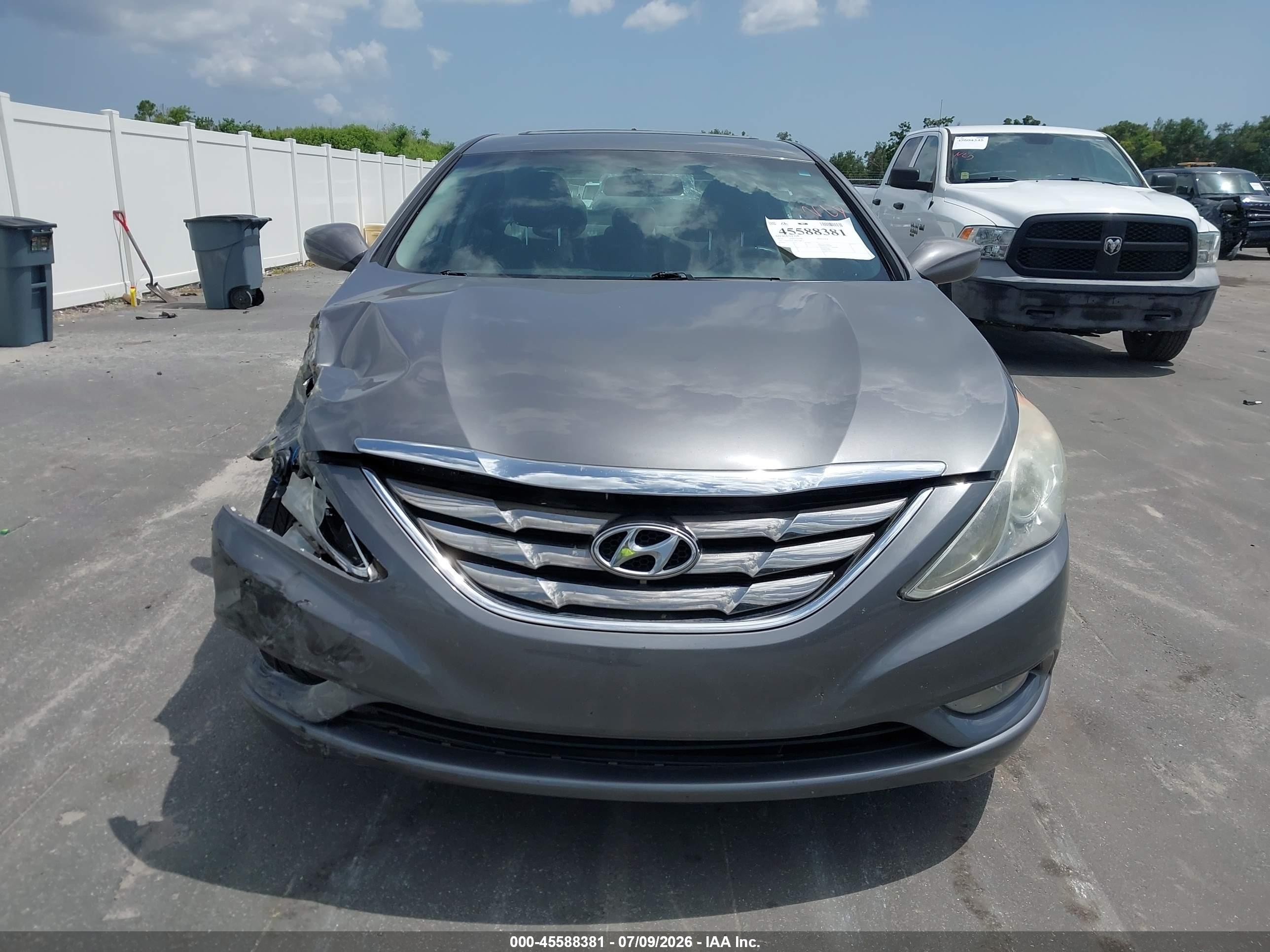 2011 Hyundai Sonata Se Gray vin: 5NPEC4AC4BH219837