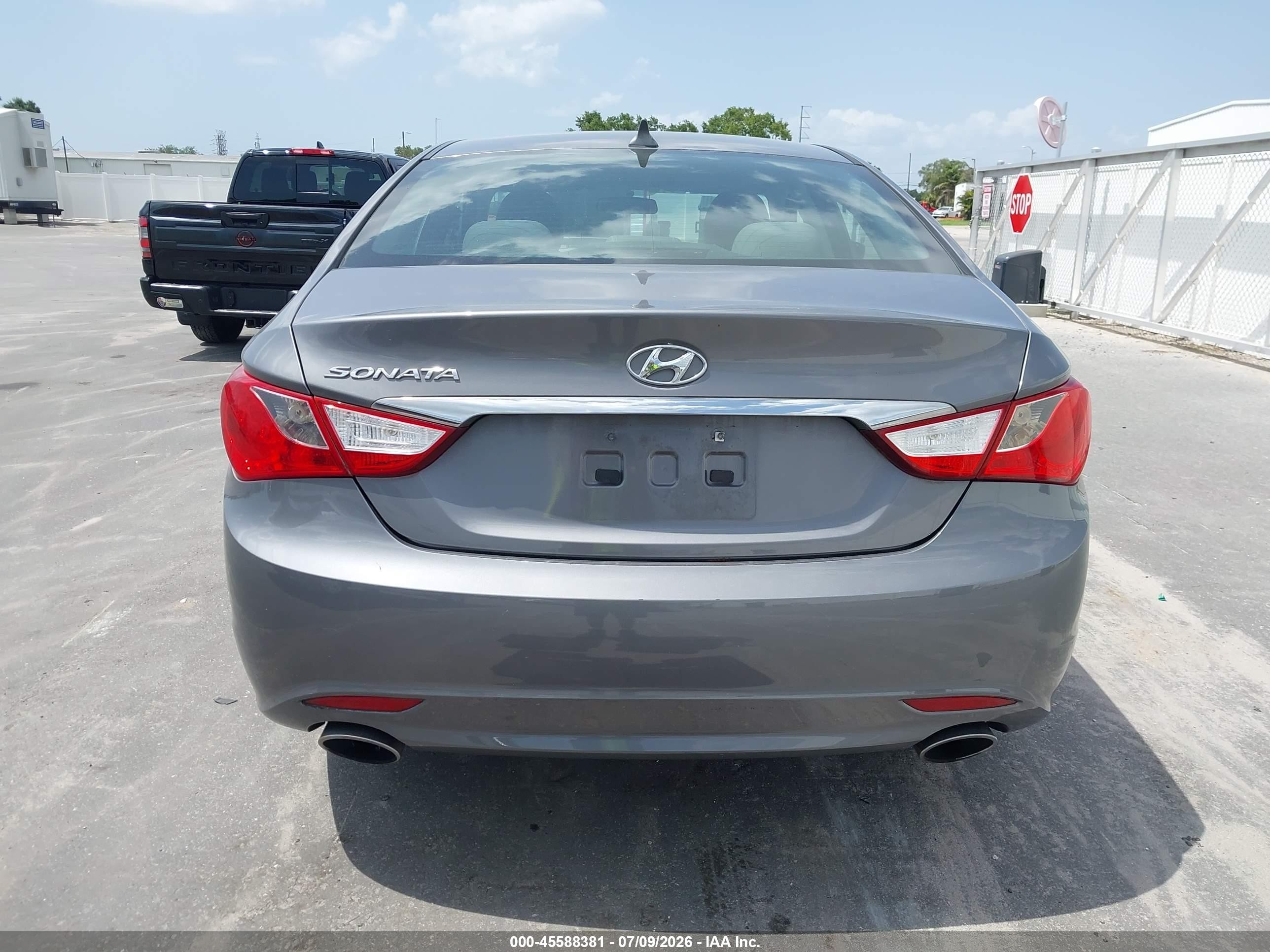 2011 Hyundai Sonata Se Gray vin: 5NPEC4AC4BH219837