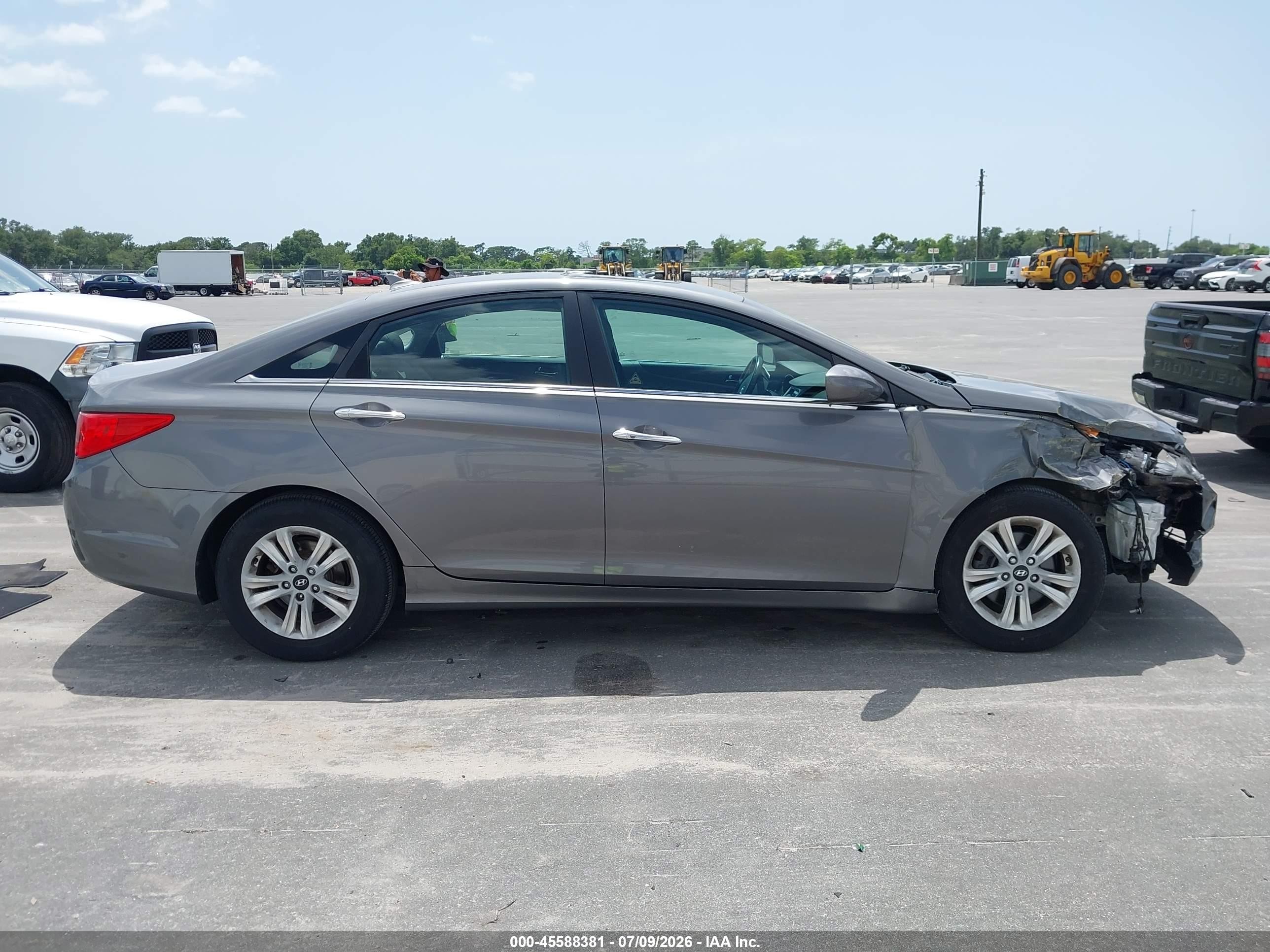 2011 Hyundai Sonata Se Gray vin: 5NPEC4AC4BH219837