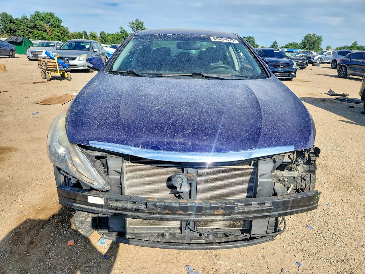 2011 Hyundai Sonata Limited Blue vin: 5NPEC4AC4BH266463