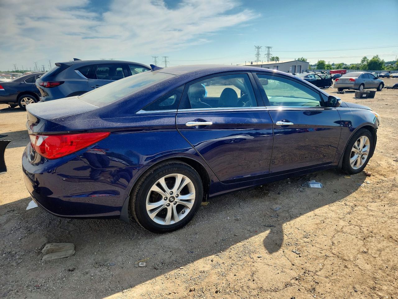 2011 Hyundai Sonata Limited Blue vin: 5NPEC4AC4BH266463