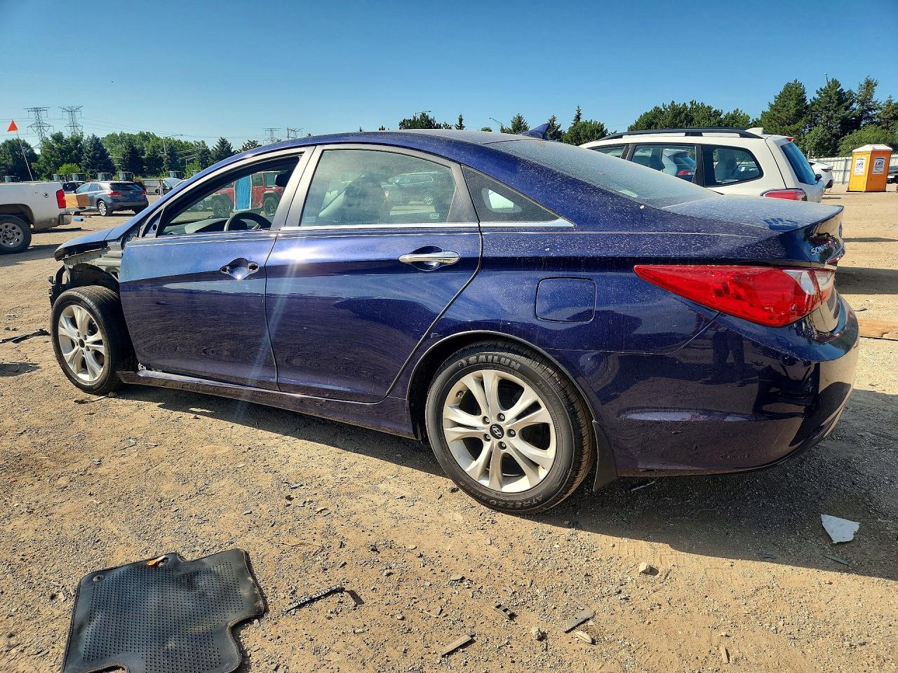 2011 Hyundai Sonata Limited Blue vin: 5NPEC4AC4BH266463