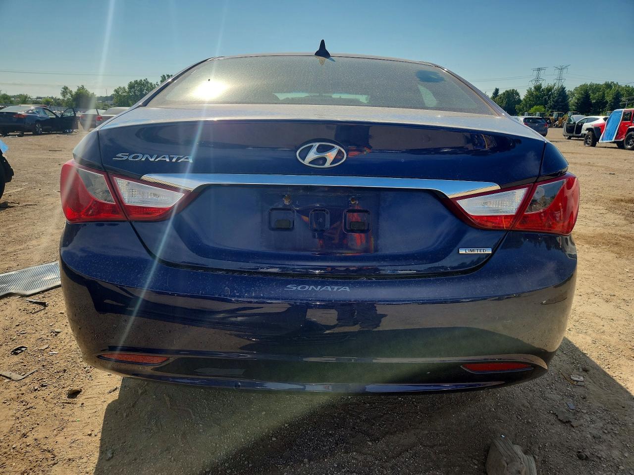 2011 Hyundai Sonata Limited Blue vin: 5NPEC4AC4BH266463