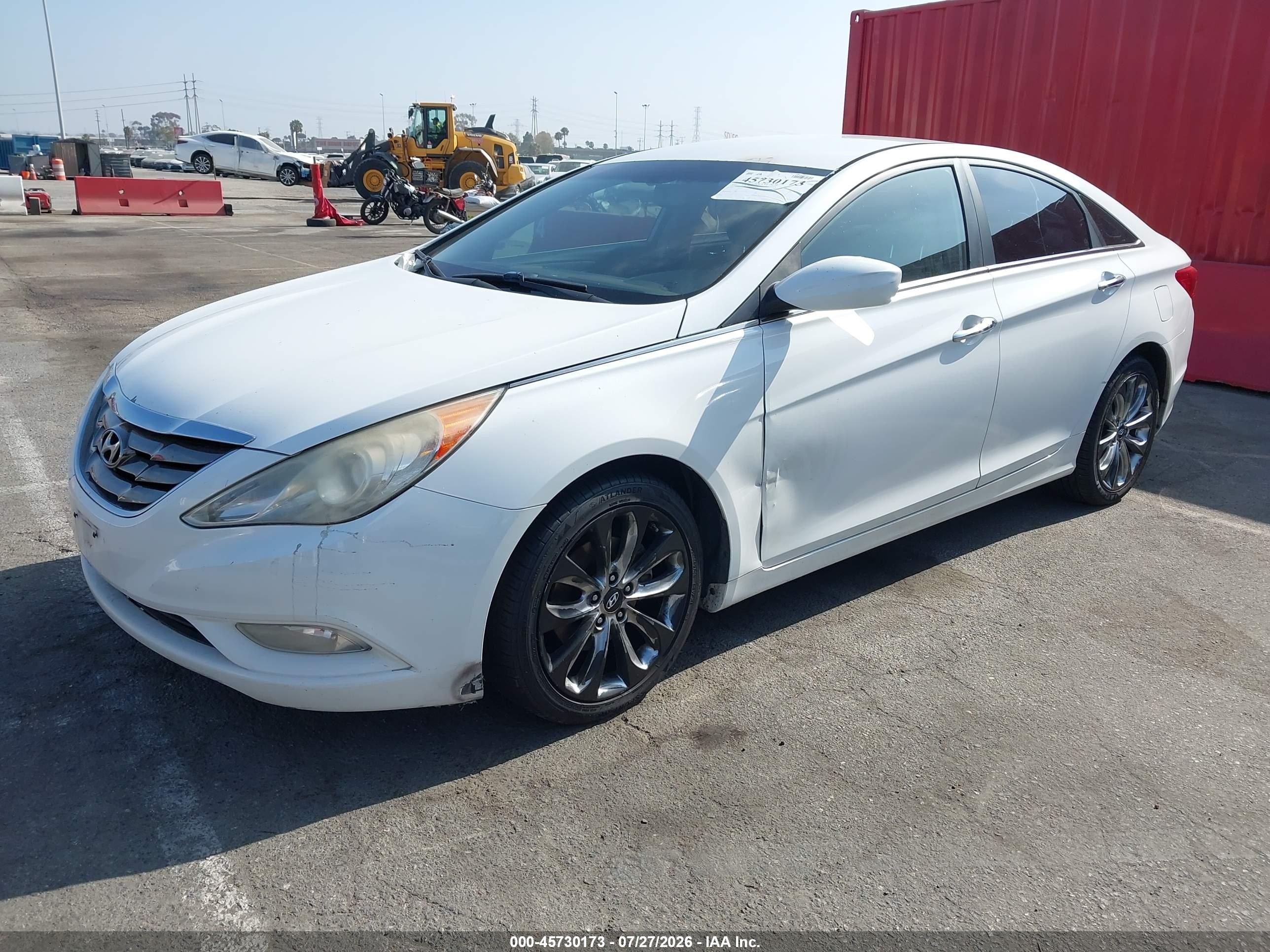 2011 Hyundai Sonata Se White vin: 5NPEC4AC4BH278838