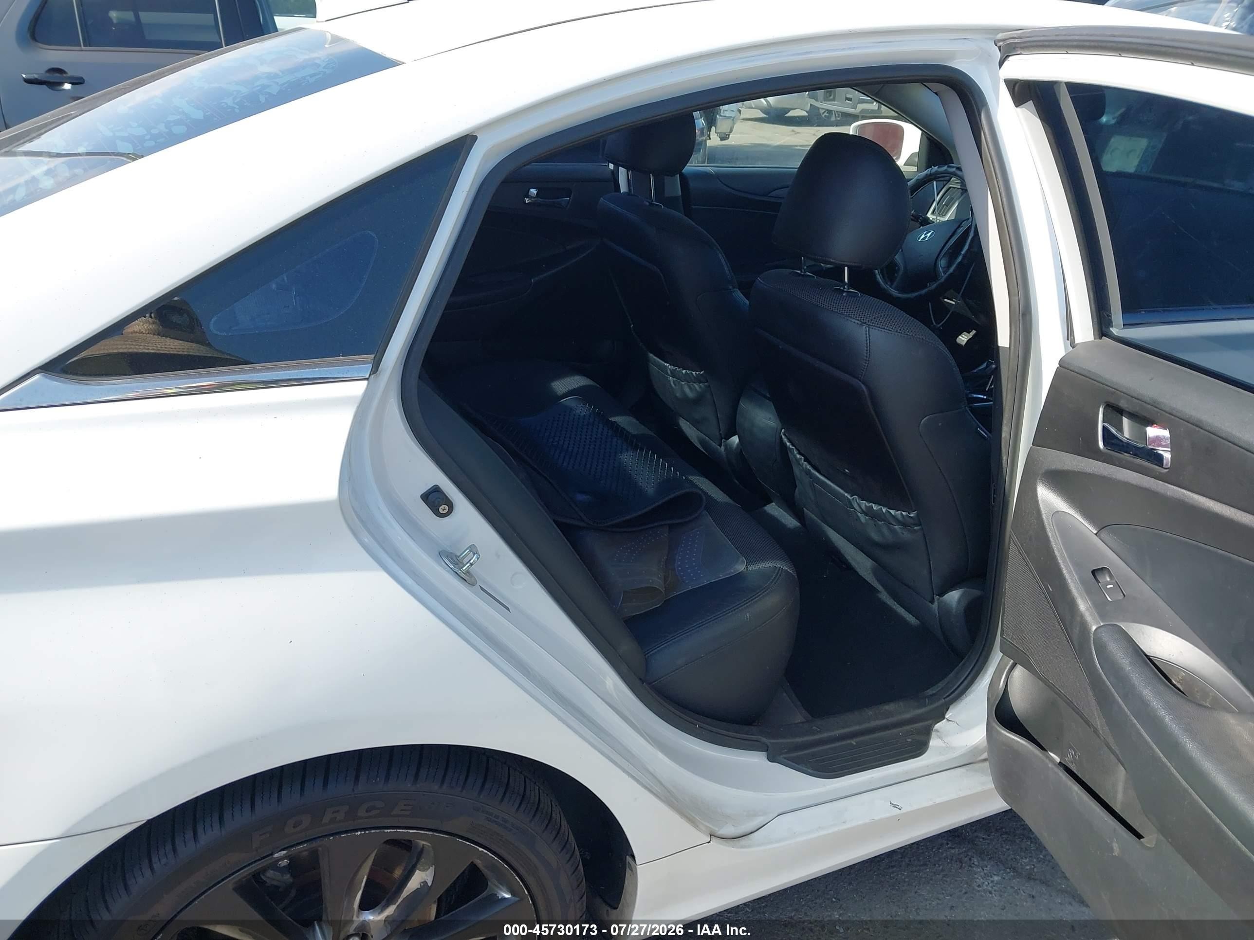 2011 Hyundai Sonata Se White vin: 5NPEC4AC4BH278838