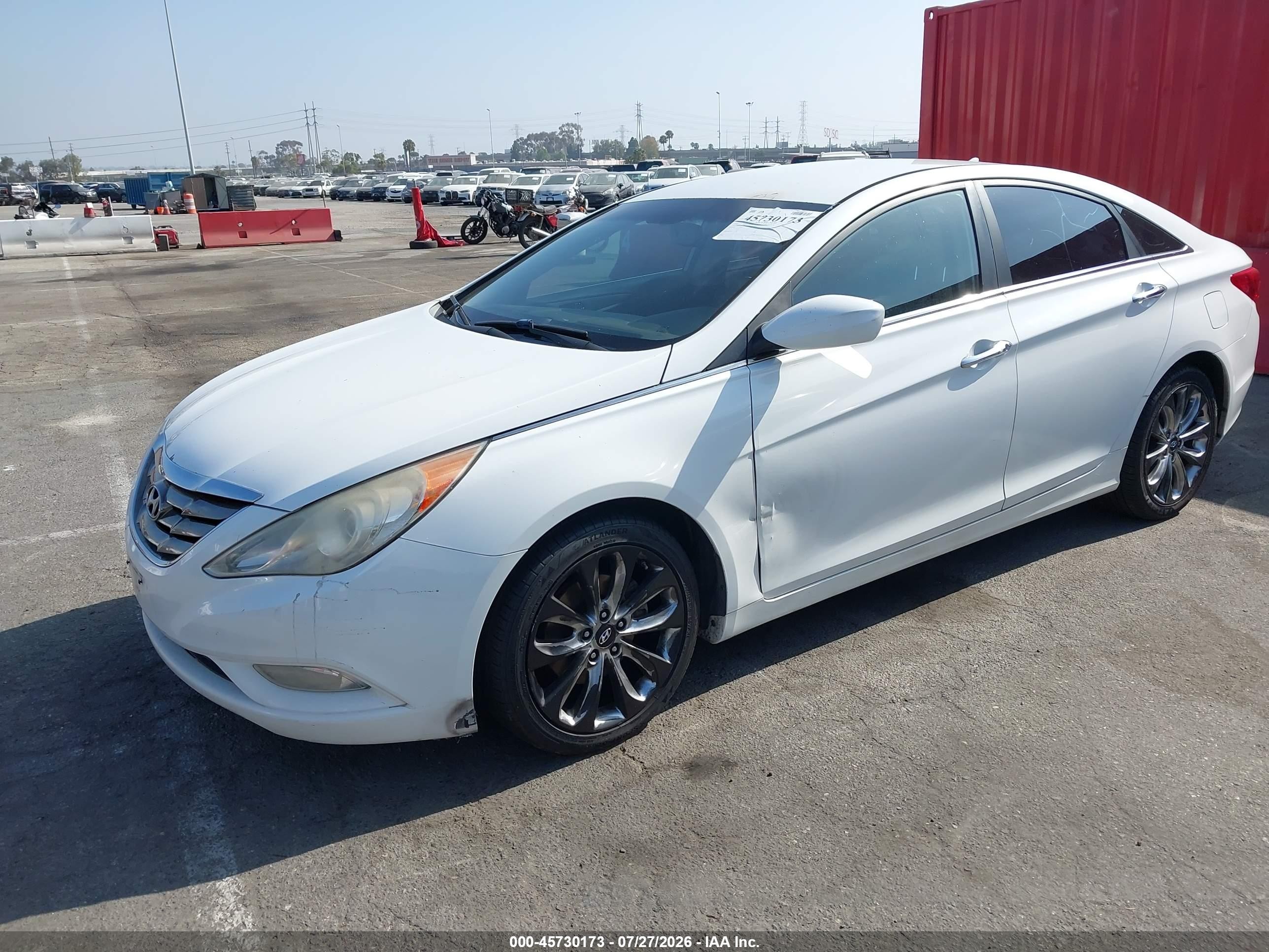 2011 Hyundai Sonata Se White vin: 5NPEC4AC4BH278838