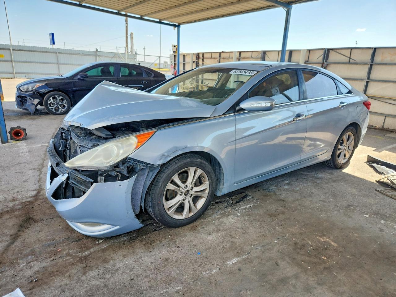 2011 Hyundai Sonata Limited Blue vin: 5NPEC4AC4BH289614