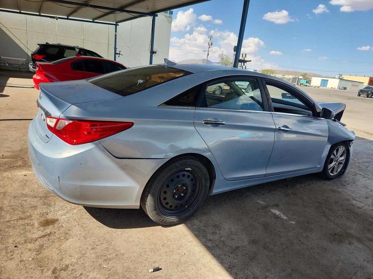 2011 Hyundai Sonata Limited Blue vin: 5NPEC4AC4BH289614