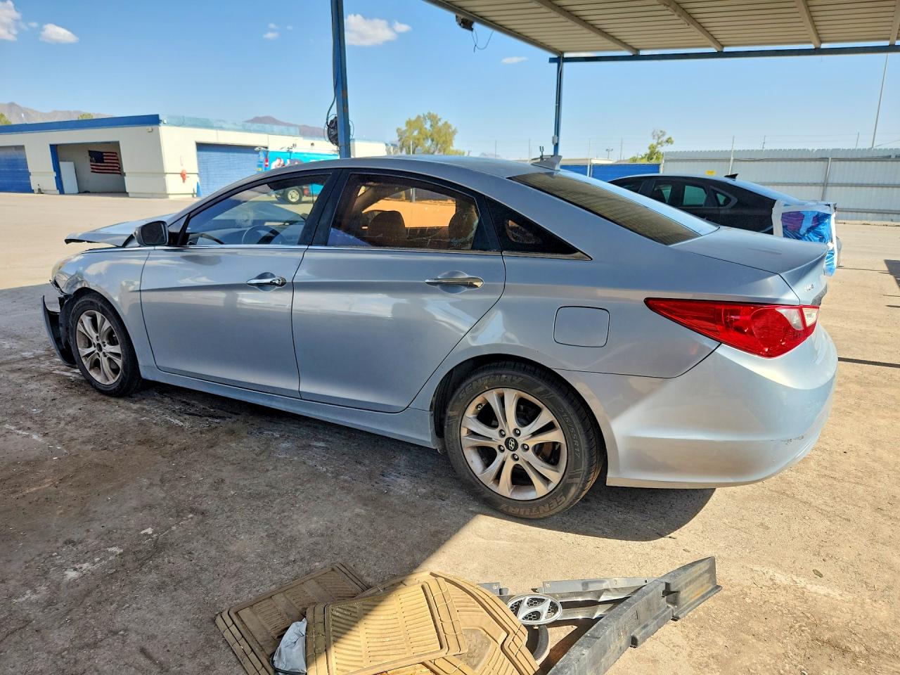 2011 Hyundai Sonata Limited Blue vin: 5NPEC4AC4BH289614