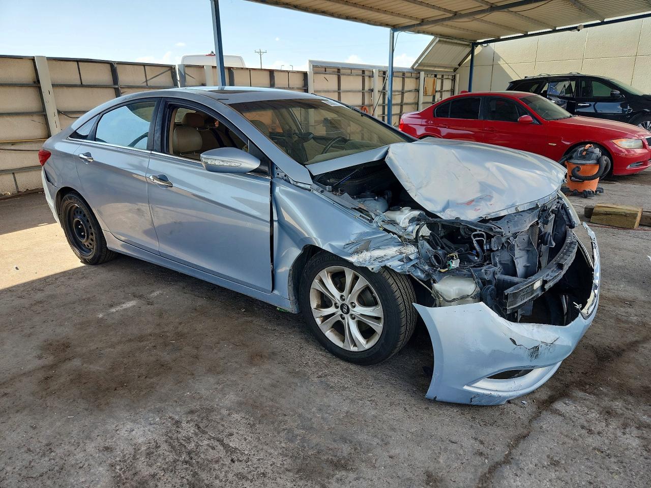2011 Hyundai Sonata Limited Blue vin: 5NPEC4AC4BH289614