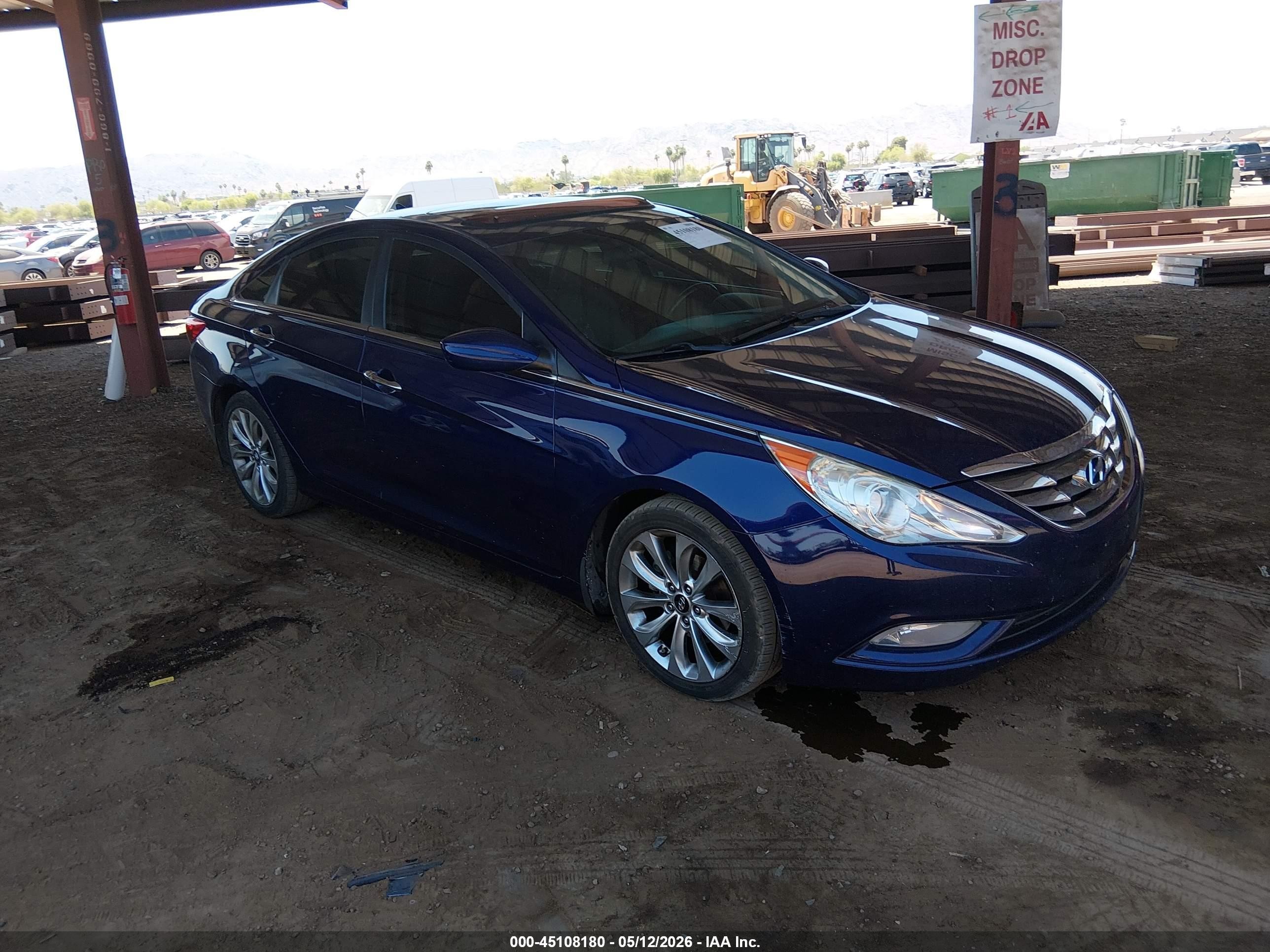 2011 Hyundai Sonata Se Blue vin: 5NPEC4AC4BH292884