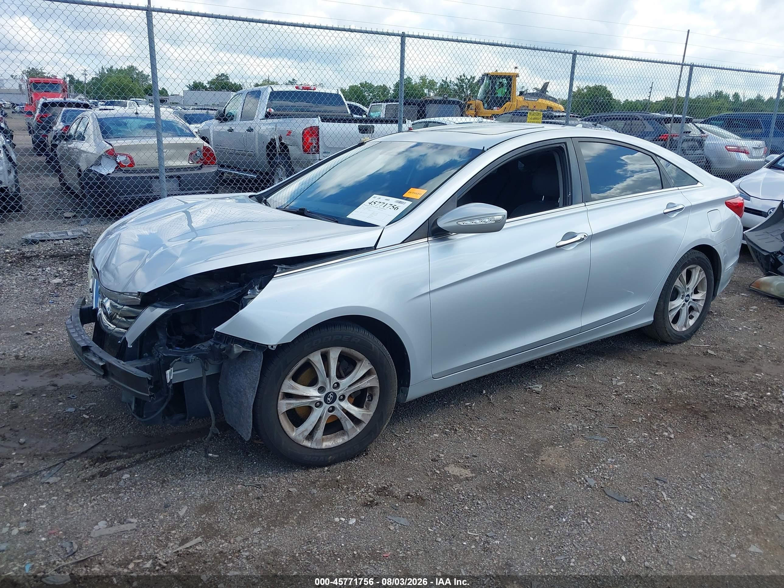 2011 Hyundai Sonata Limited Silver vin: 5NPEC4AC4BH303611