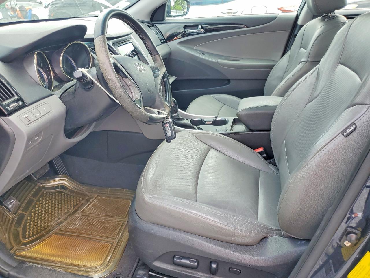 2012 Hyundai Sonata Limited Charcoal vin: 5NPEC4AC4CH351014