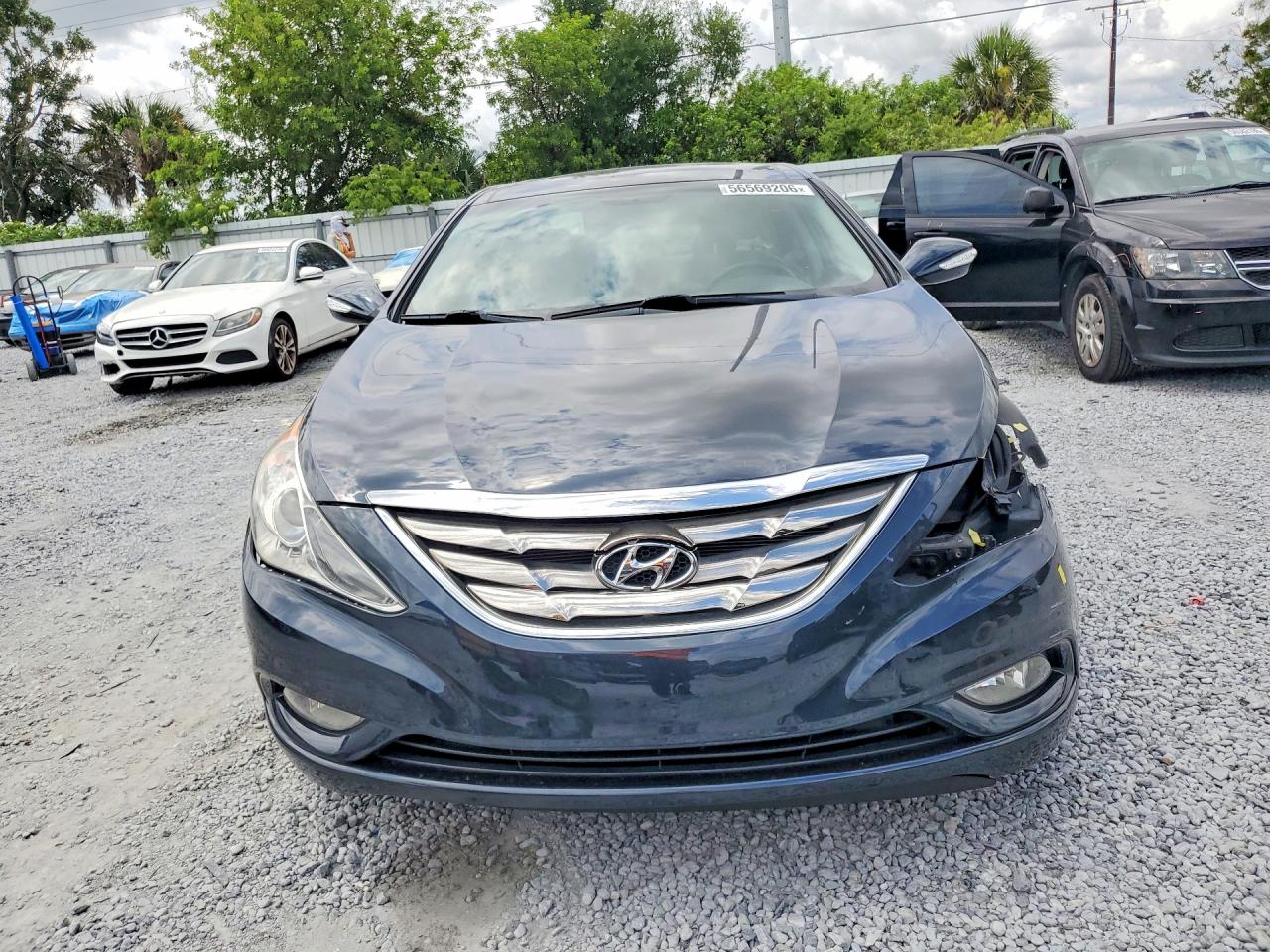2012 Hyundai Sonata Limited Charcoal vin: 5NPEC4AC4CH351014