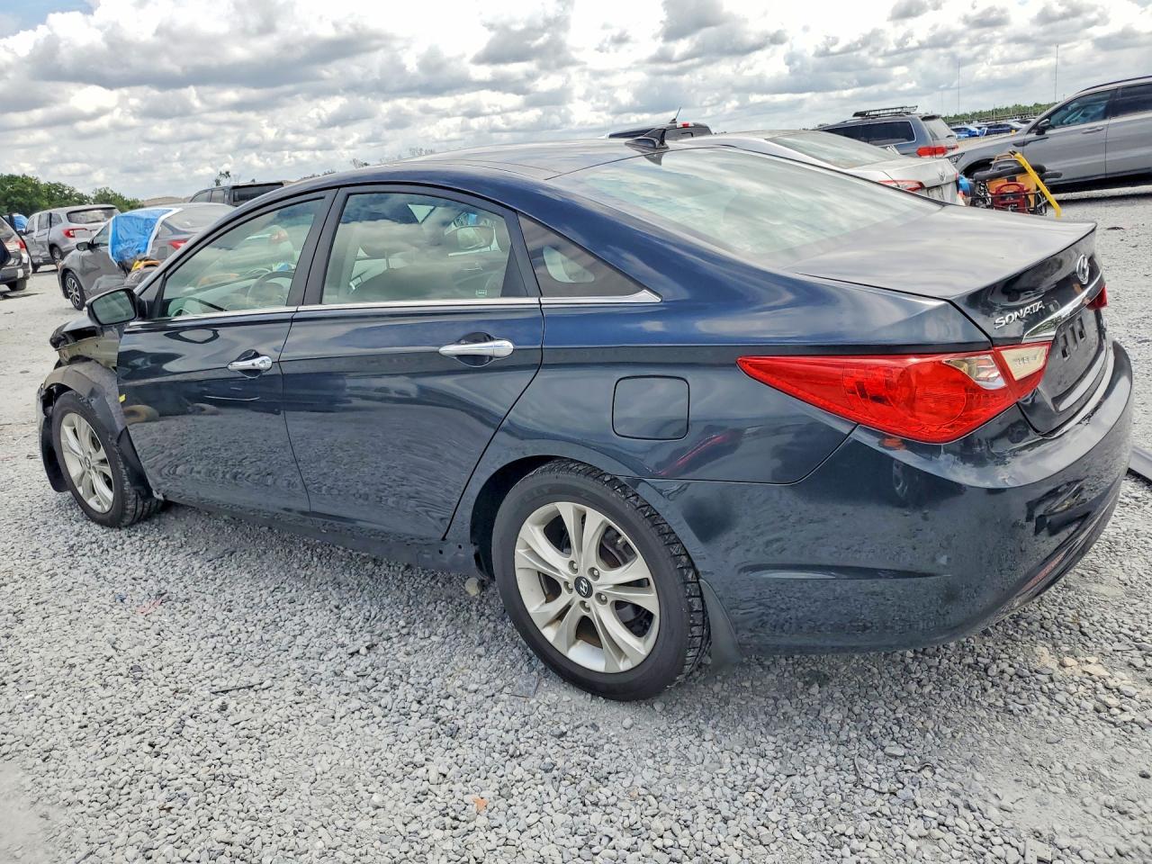 2012 Hyundai Sonata Limited Charcoal vin: 5NPEC4AC4CH351014