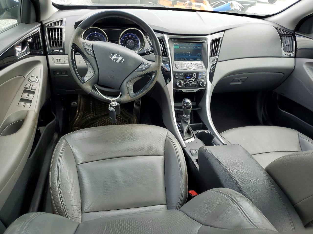 2012 Hyundai Sonata Limited Charcoal vin: 5NPEC4AC4CH351014
