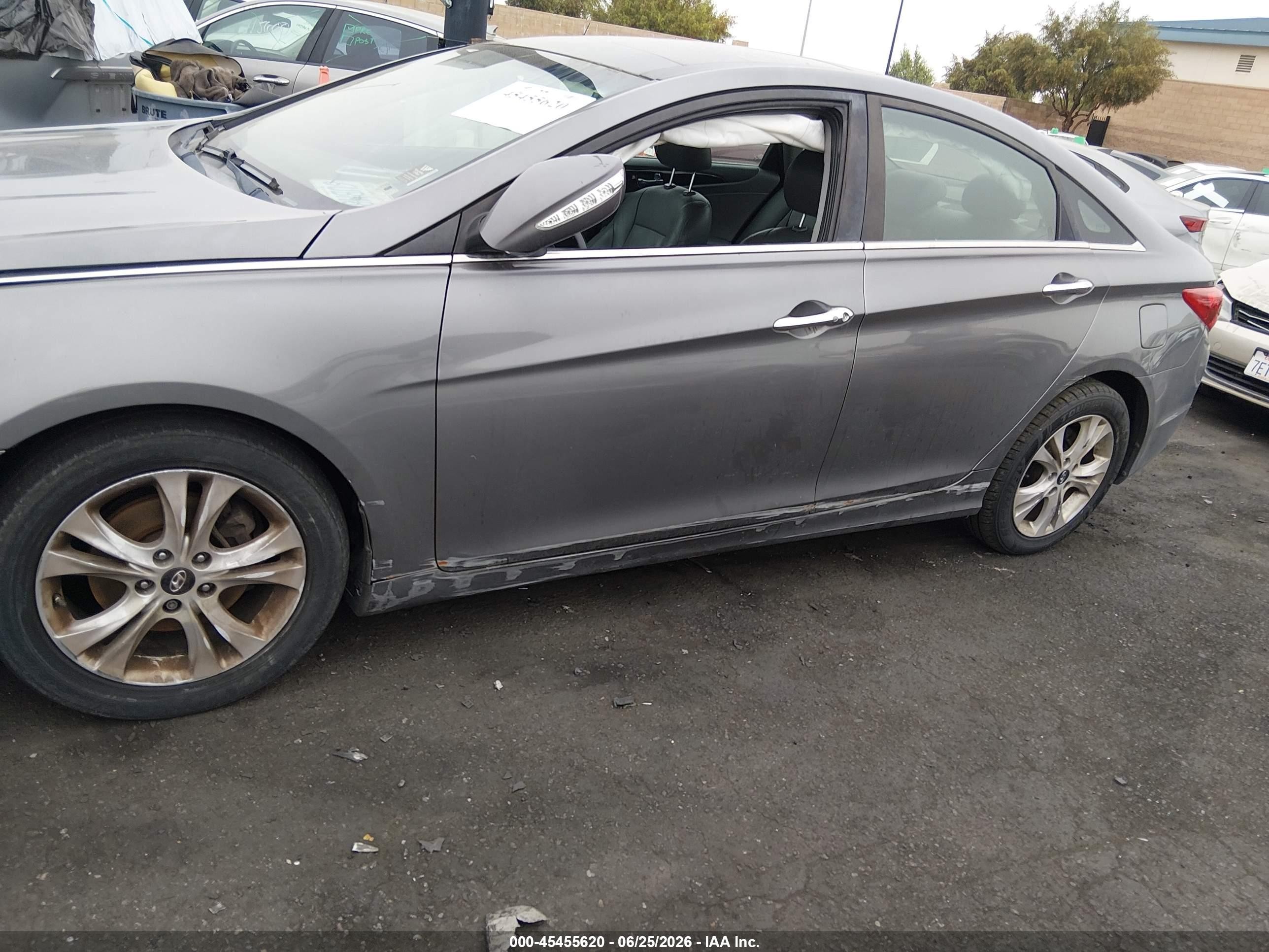 2012 Hyundai Sonata Limited Gray vin: 5NPEC4AC4CH381078