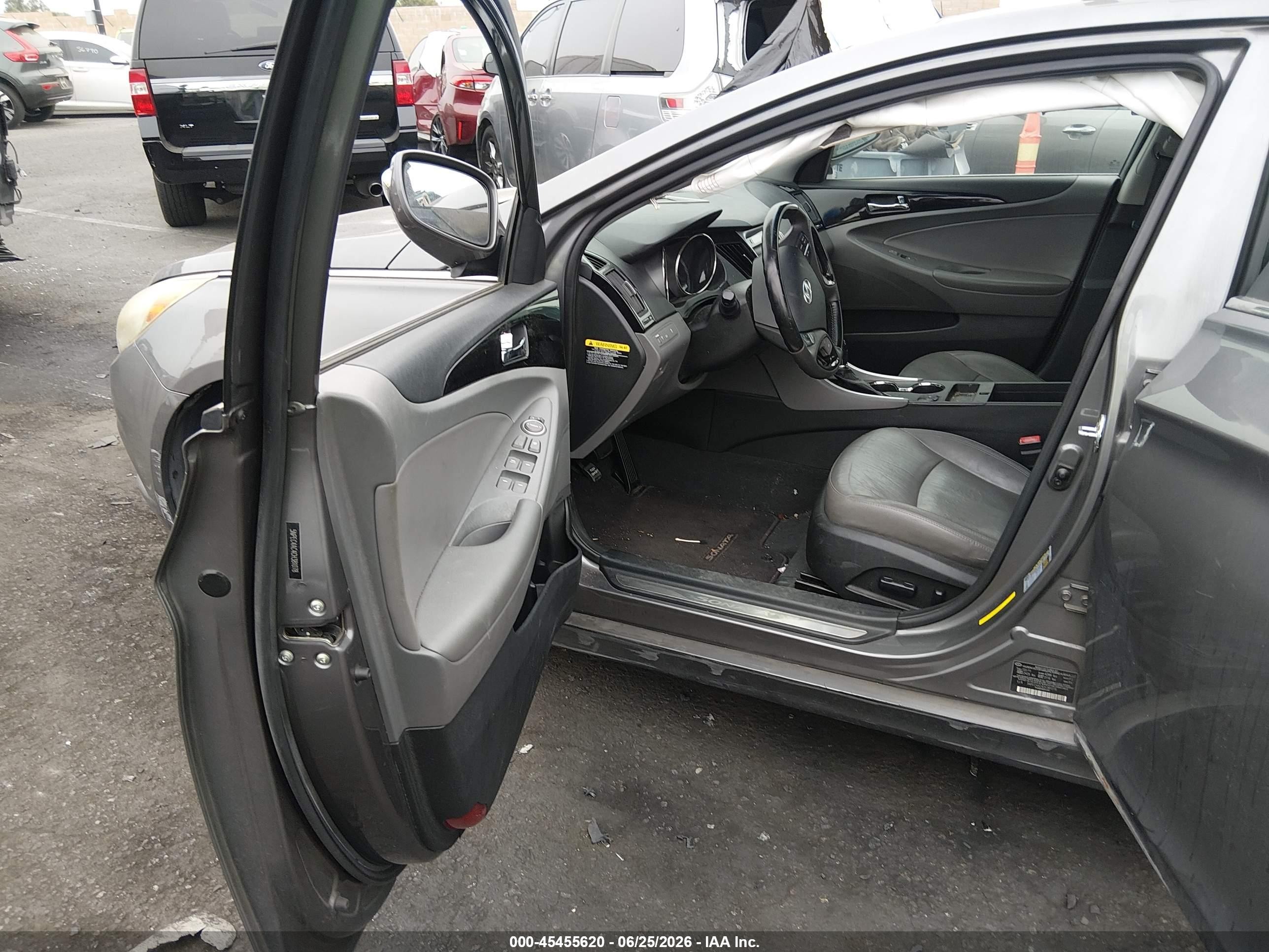 2012 Hyundai Sonata Limited Gray vin: 5NPEC4AC4CH381078
