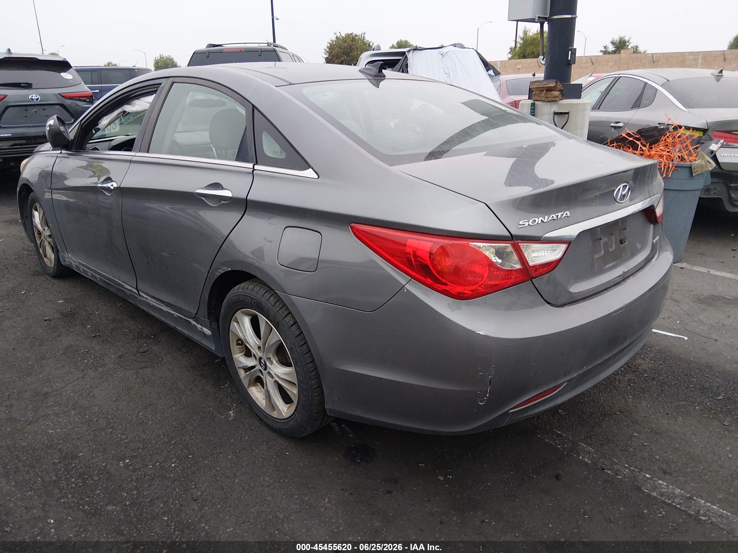 2012 Hyundai Sonata Limited Gray vin: 5NPEC4AC4CH381078