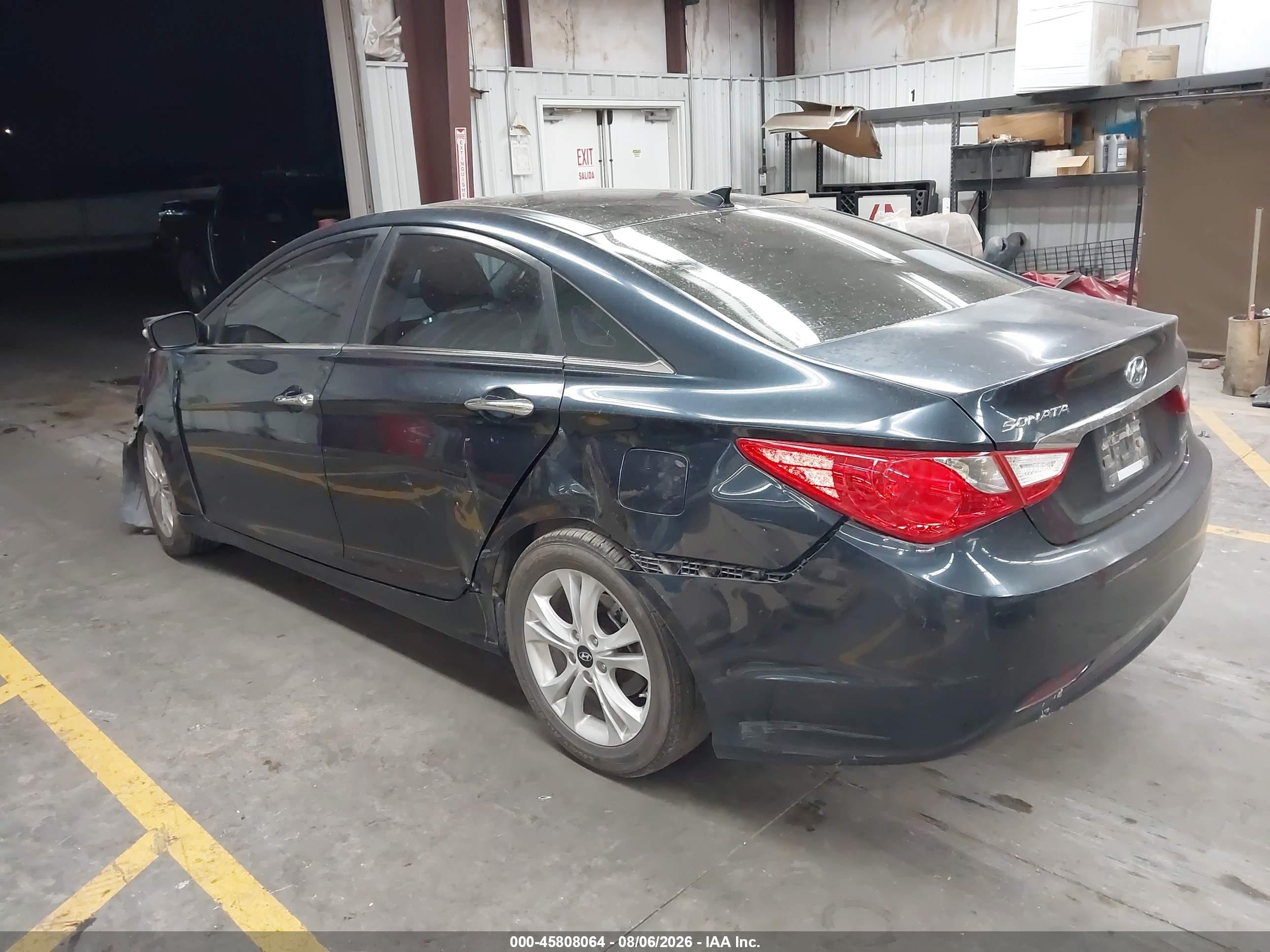 2012 Hyundai Sonata Limited Blue vin: 5NPEC4AC4CH405735