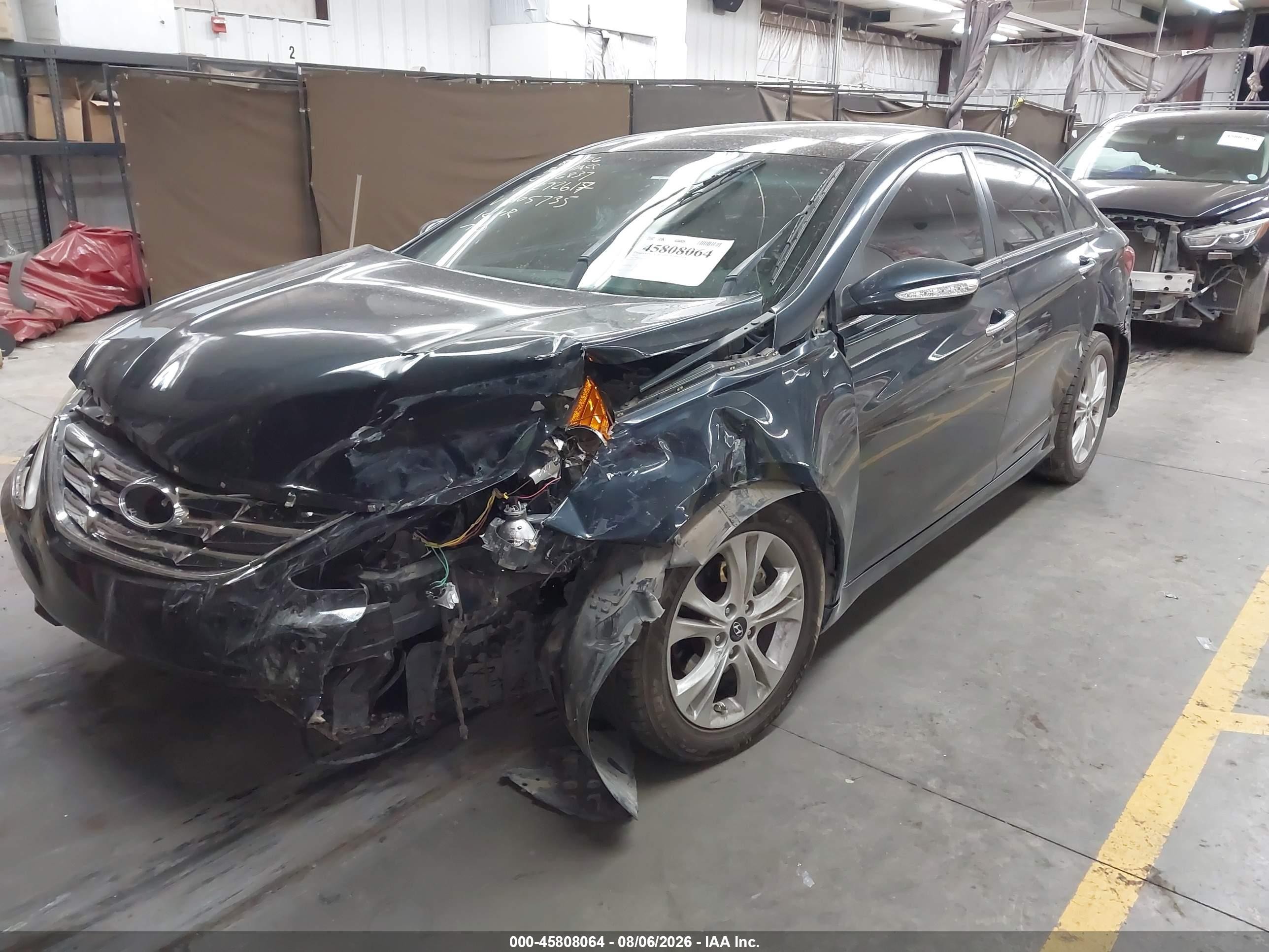 2012 Hyundai Sonata Limited Blue vin: 5NPEC4AC4CH405735