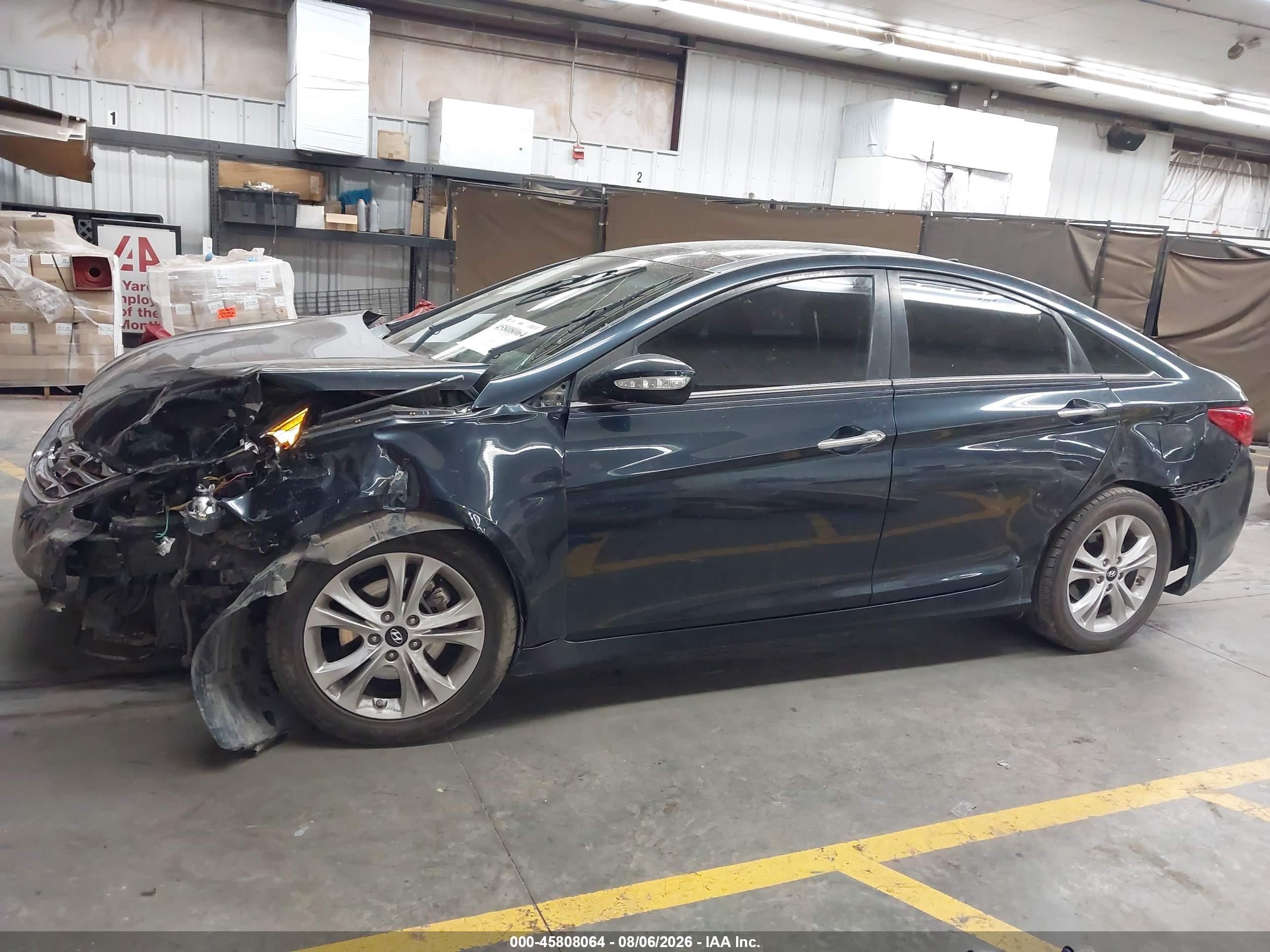 2012 Hyundai Sonata Limited Blue vin: 5NPEC4AC4CH405735
