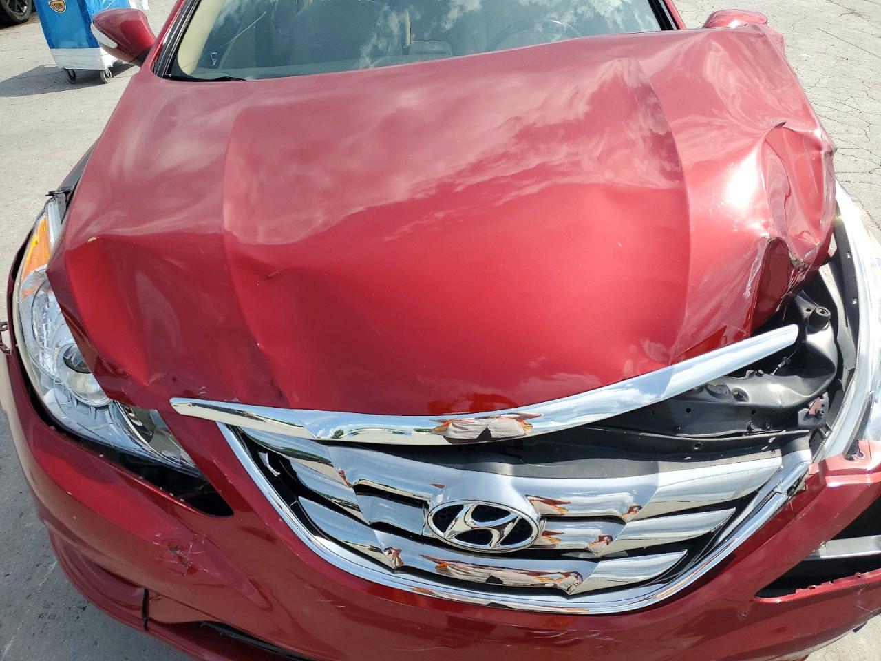 2012 Hyundai Sonata Limited Red vin: 5NPEC4AC4CH437018