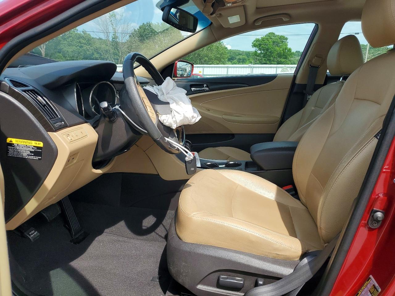 2012 Hyundai Sonata Limited Red vin: 5NPEC4AC4CH437018