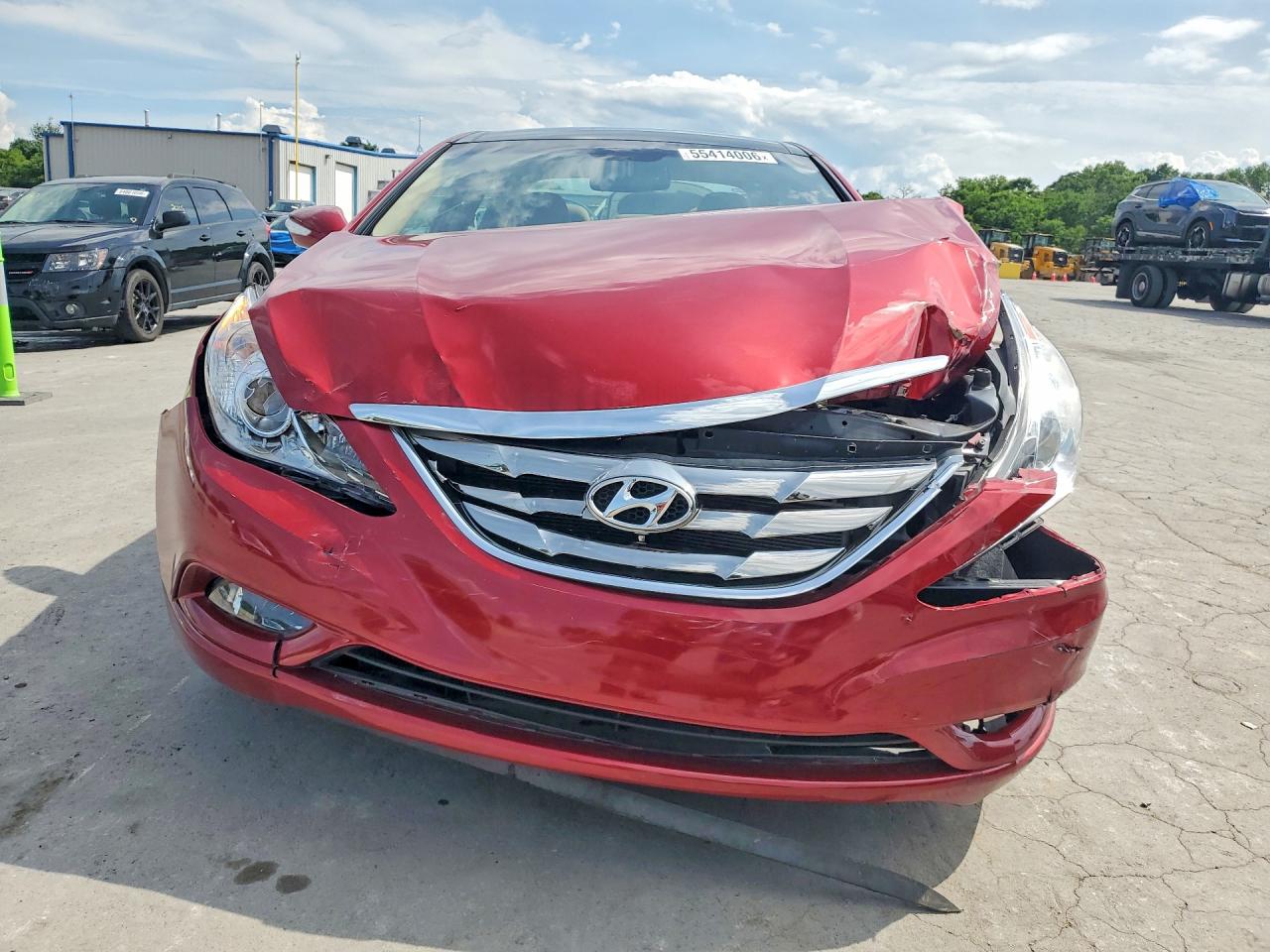 2012 Hyundai Sonata Limited Red vin: 5NPEC4AC4CH437018