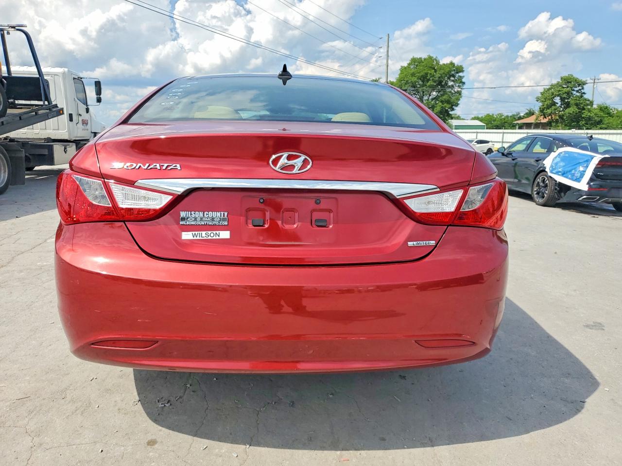 2012 Hyundai Sonata Limited Red vin: 5NPEC4AC4CH437018